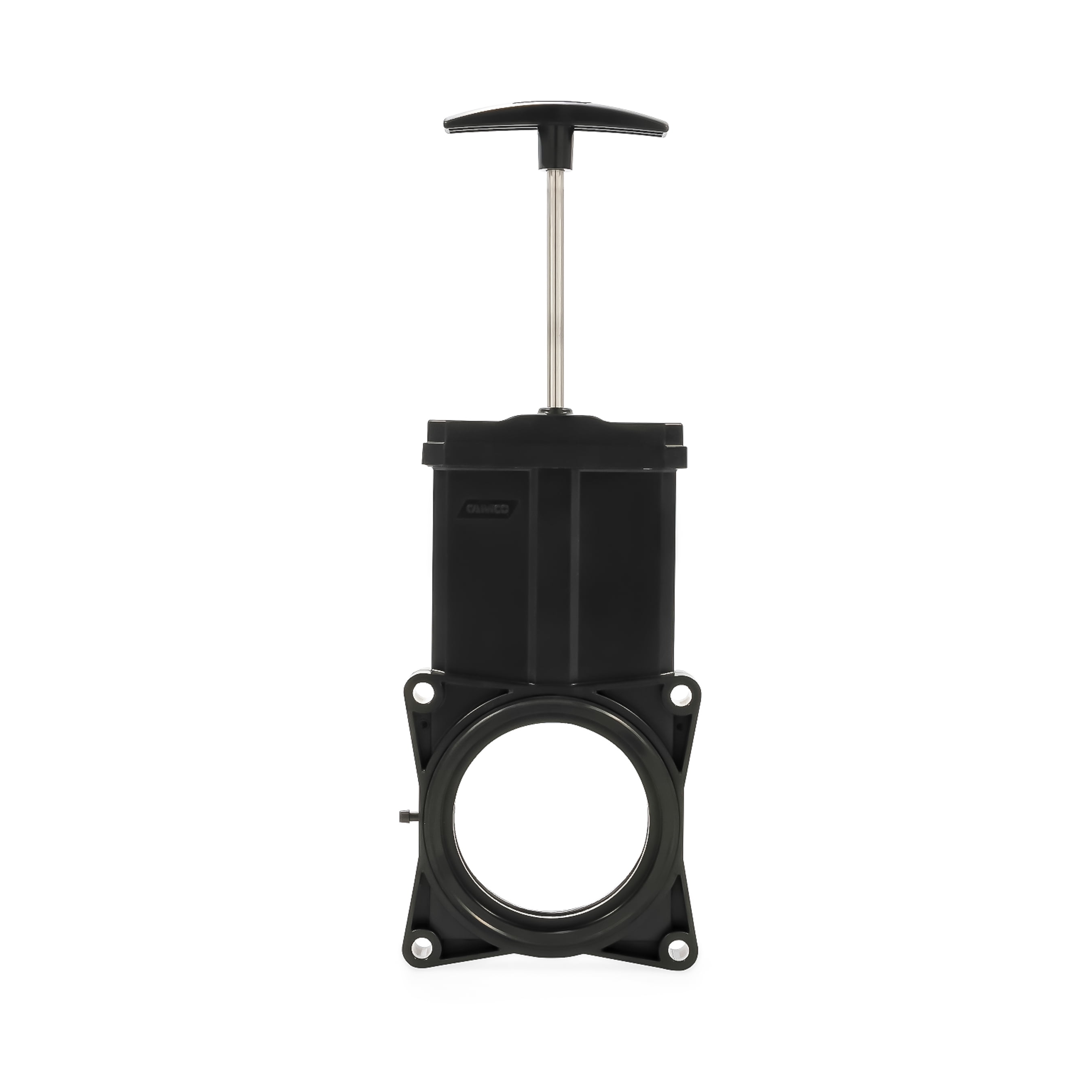 Camco RV Sewer Waste Valve, Replacement Gate Valve for 3-inch Sewer Pipes, Durable ABS Plastic (Black, 3-inch) vtpbn