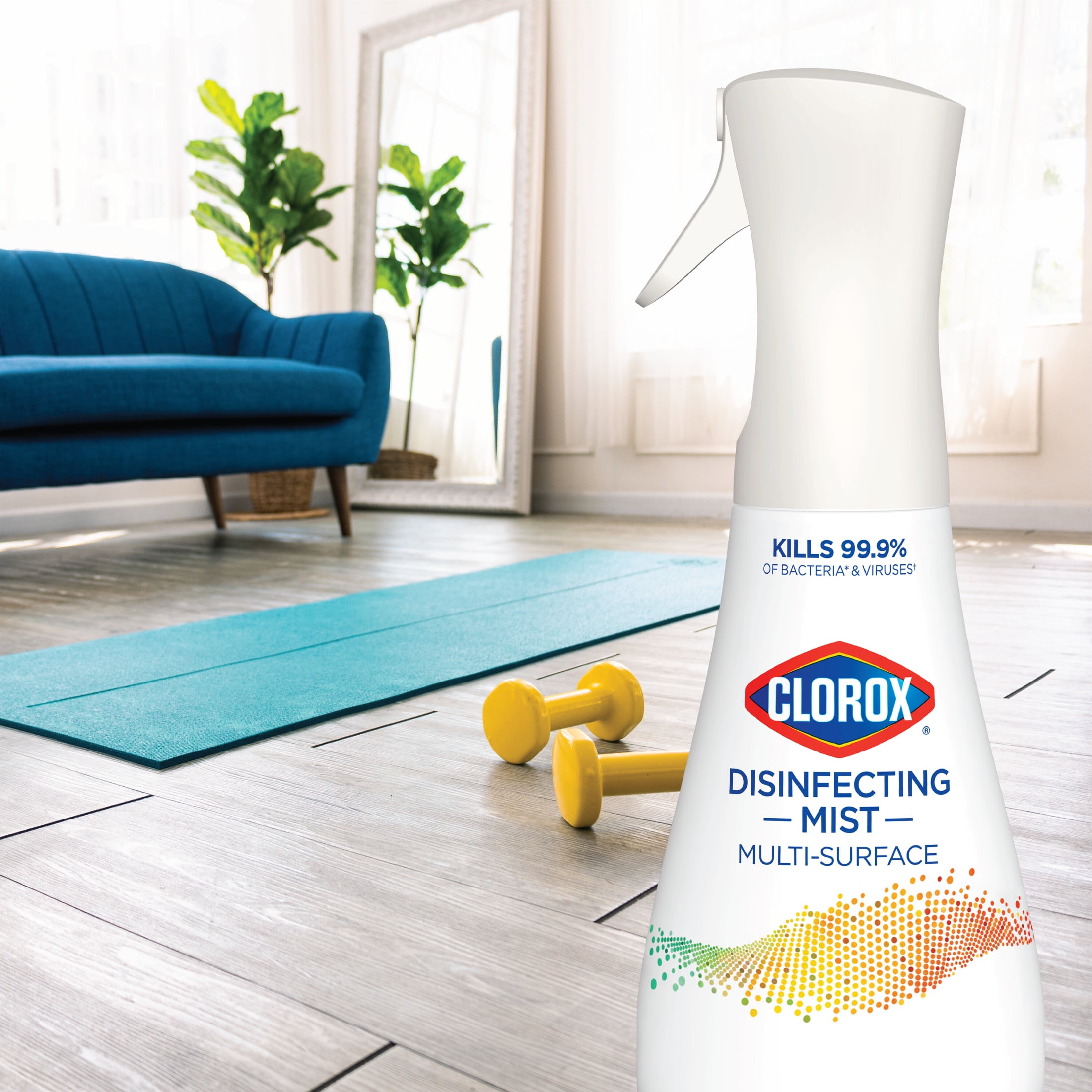 Clorox Disinfectant Mist Multi-Surface Spray (Lemongrass Mandarin, 16 fl oz) m1nvv