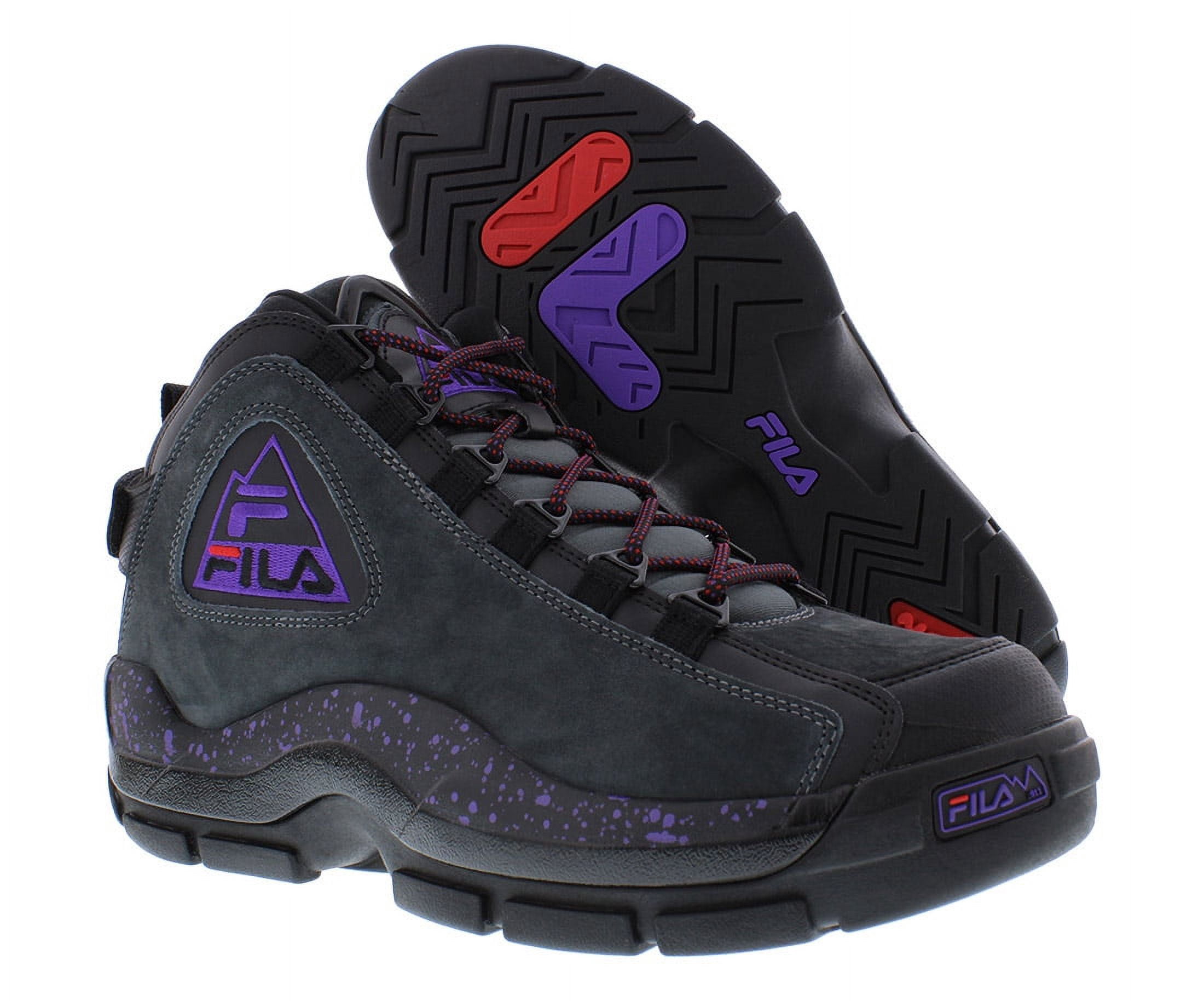FILA Grant Hill 2 Outdoor Mens Basketball Shoes (Black/Purple, 8.5) vkuog
