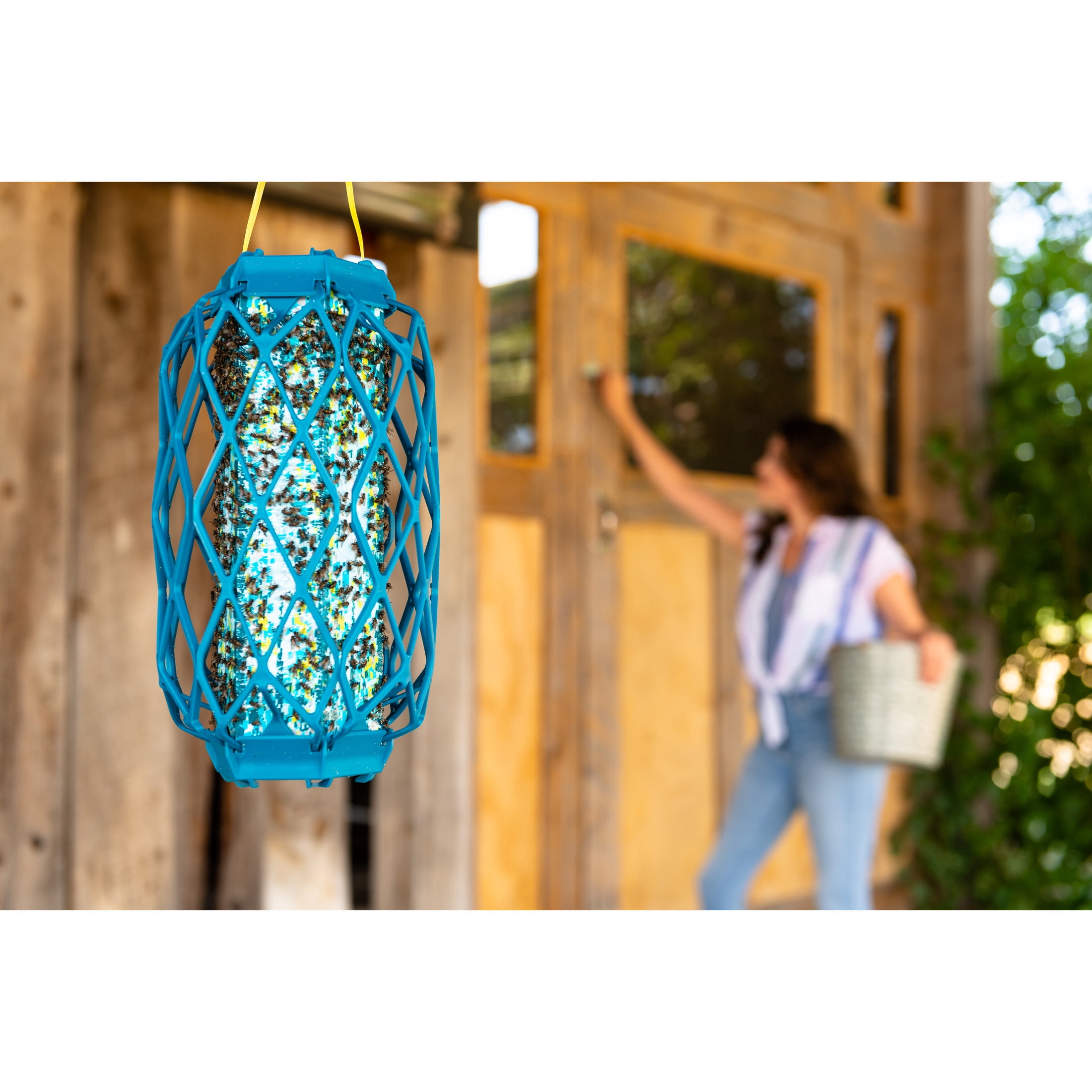 RESCUE! Outdoor Hanging Fly Trapstik for Biting Flies (1 Trap) r5n4x