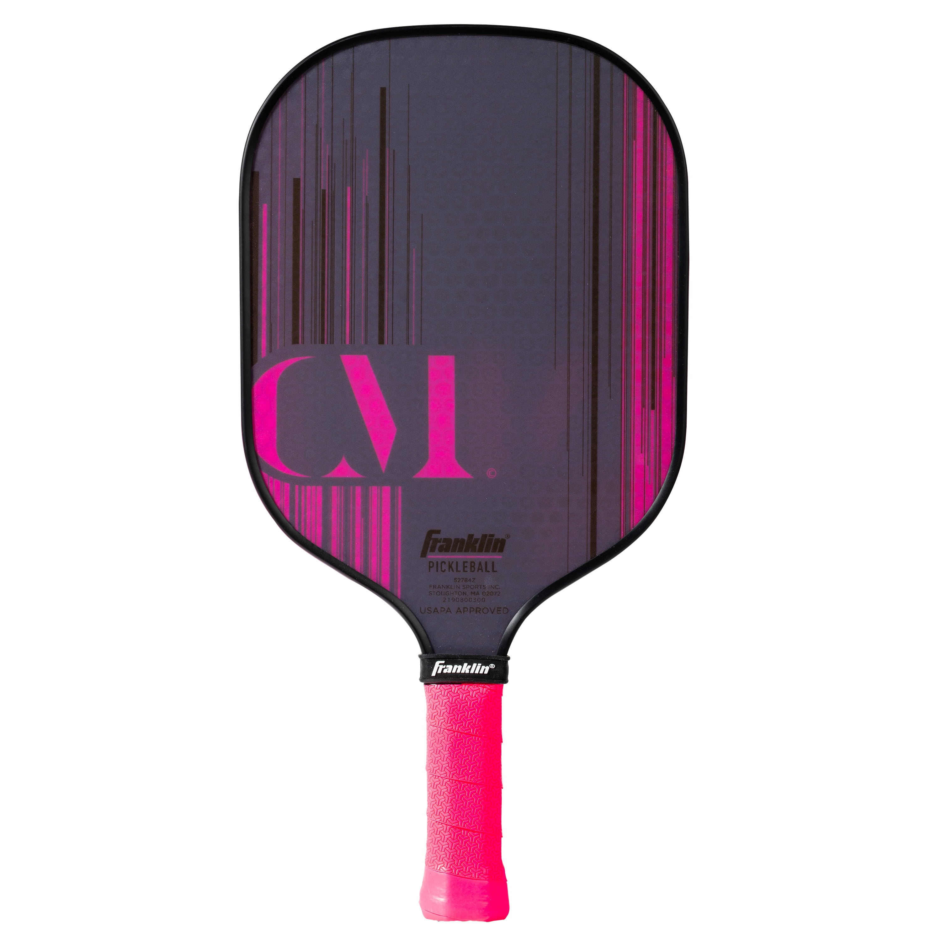 Franklin Sports Pro Pickleball Paddle - Professional Fiberglass Surface Racket with Max Grit Technology (Pink, 15.9 in x 8 in) 5wz40