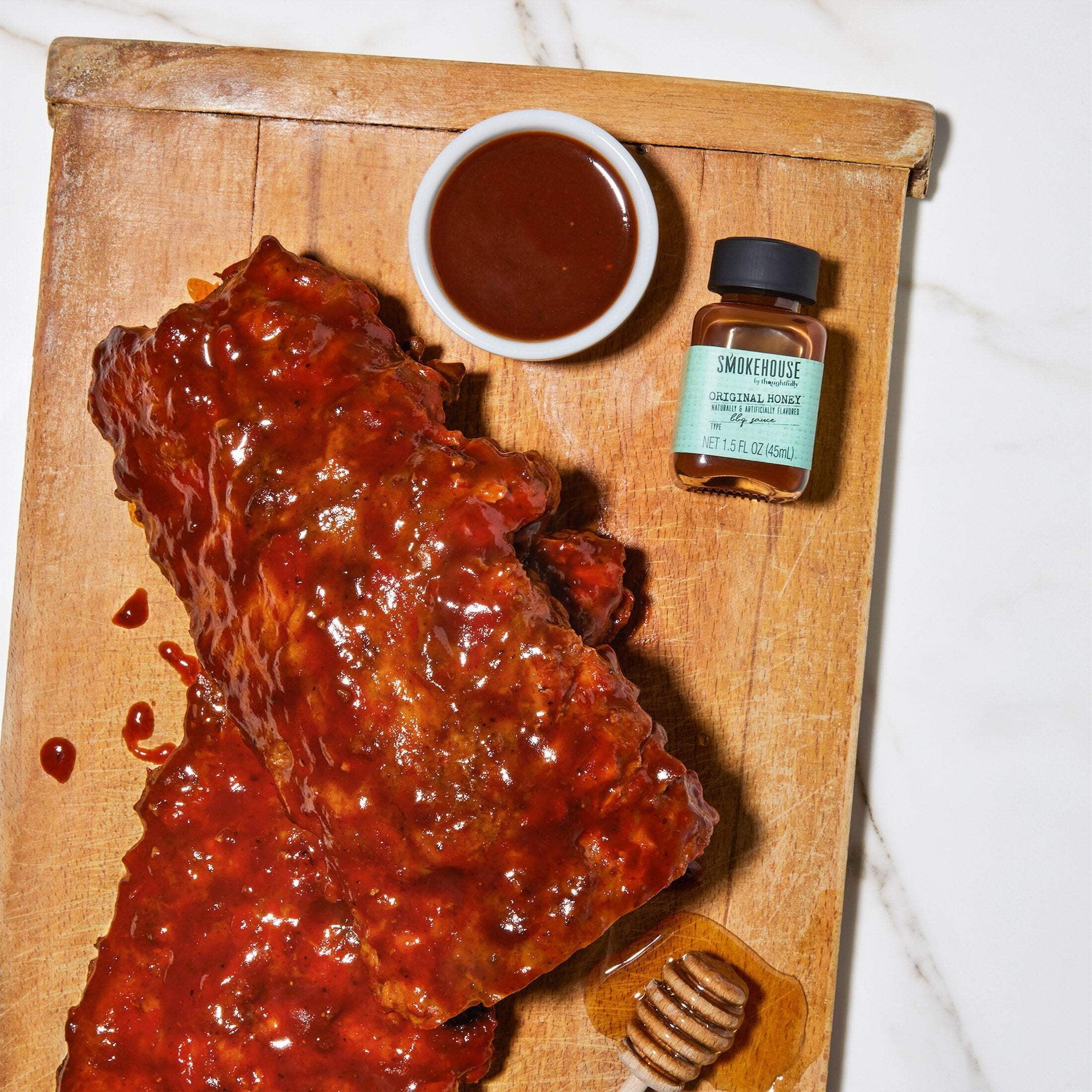 Thoughtfully Gourmet Barbeque Sauce Gift Set, Sweet and Spicy Sampler Variety Pack (14 Count) h1r3k