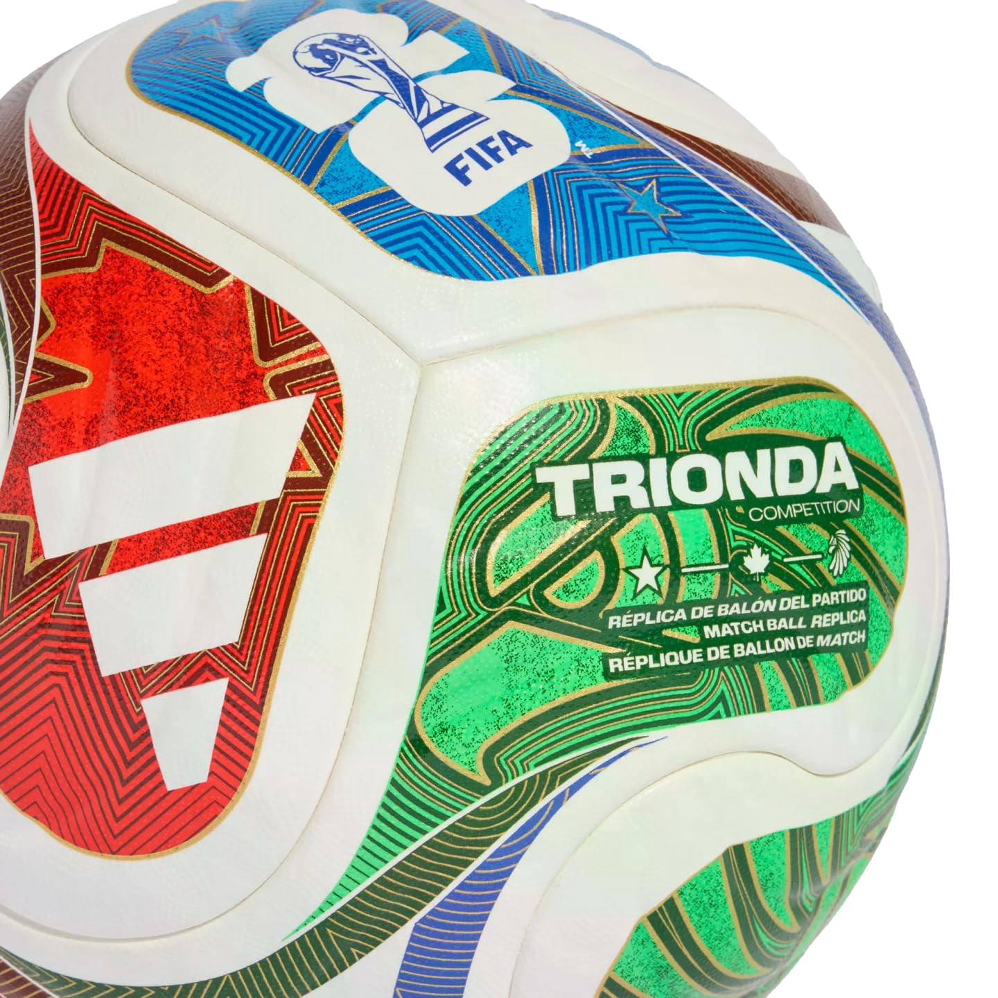 adidas FIFA World Cup 26 Trionda Competition Soccer Ball (Blue, Size 5) vgcdh