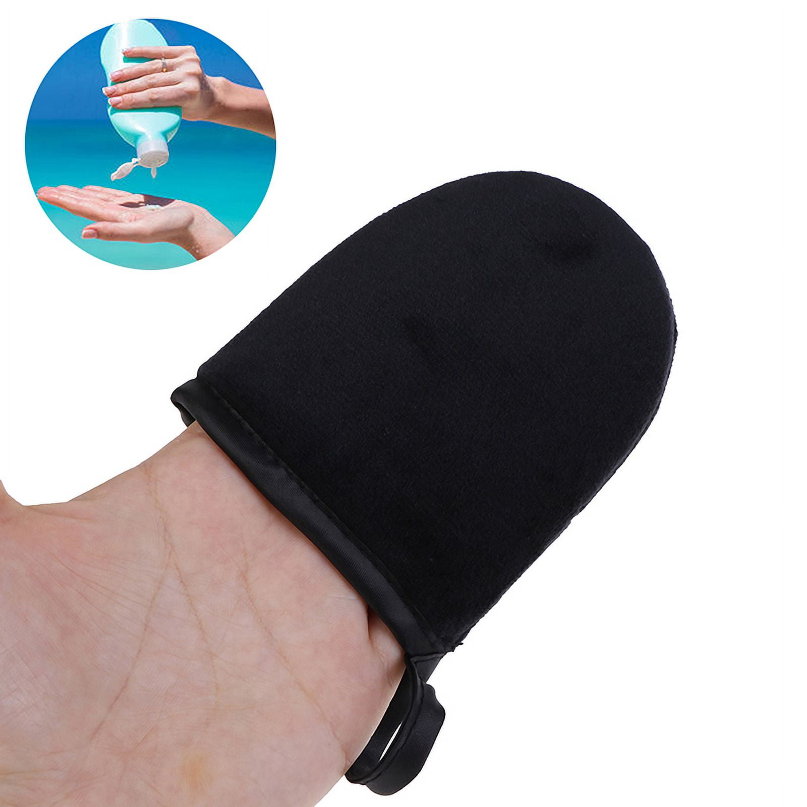 Pack of Adventure Self Tanner Applicator Mitt Reusable Body Tanning Glove (One Size) eyqcm
