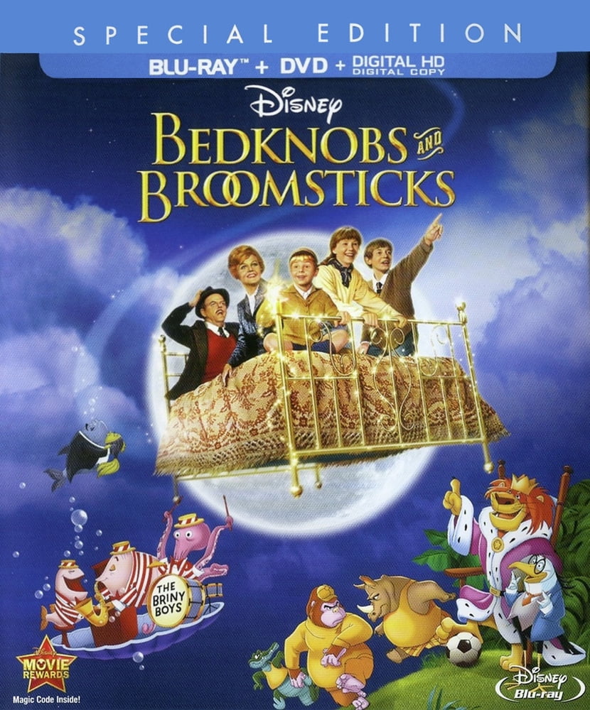 Disney Bedknobs and Broomsticks (Blu-ray + DVD + Digital Copy, 3 Disc Set) 46di8
