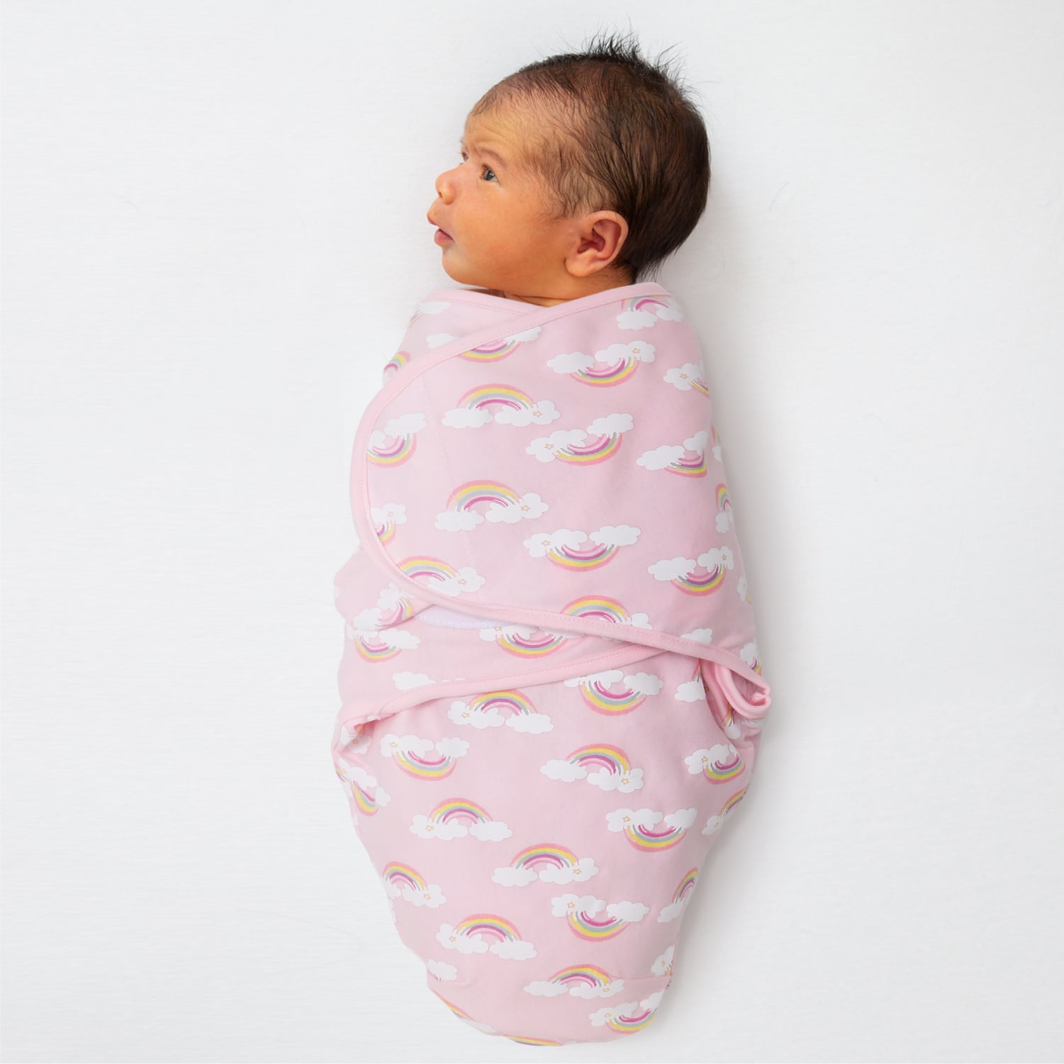 The Peanutshell Newborn Baby Swaddle Wrap Set (Rainbow Unicorn, 3 Pack) kd26v - Image 2