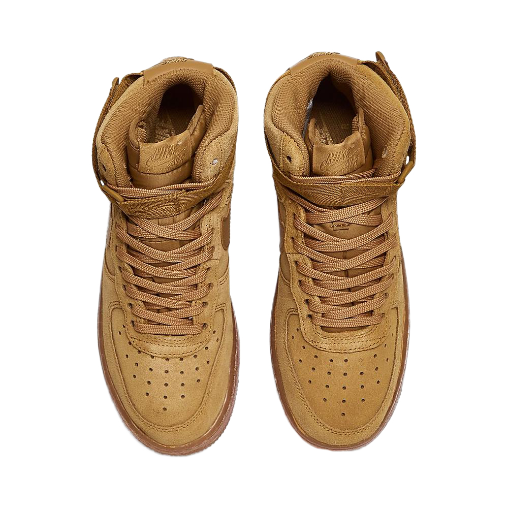 Nike Air Force 1 High LV8 3 Basketball Sneakers (Wheat, 4 US) qrgje