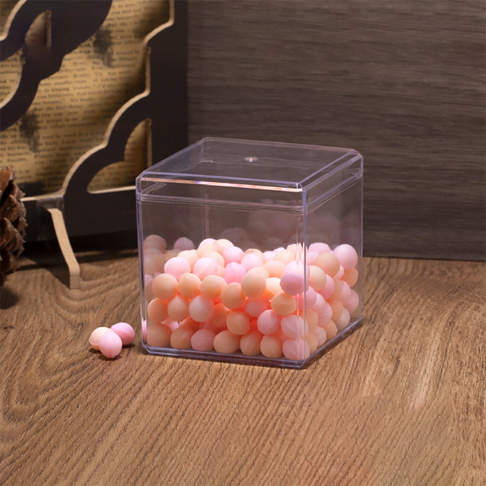 Hnlhot Clear Plastic Storage Containers with Lids, Airtight Organizer Boxes for Jewelry and Craft Supplies (12-Pack, 2 in) 6lcv9