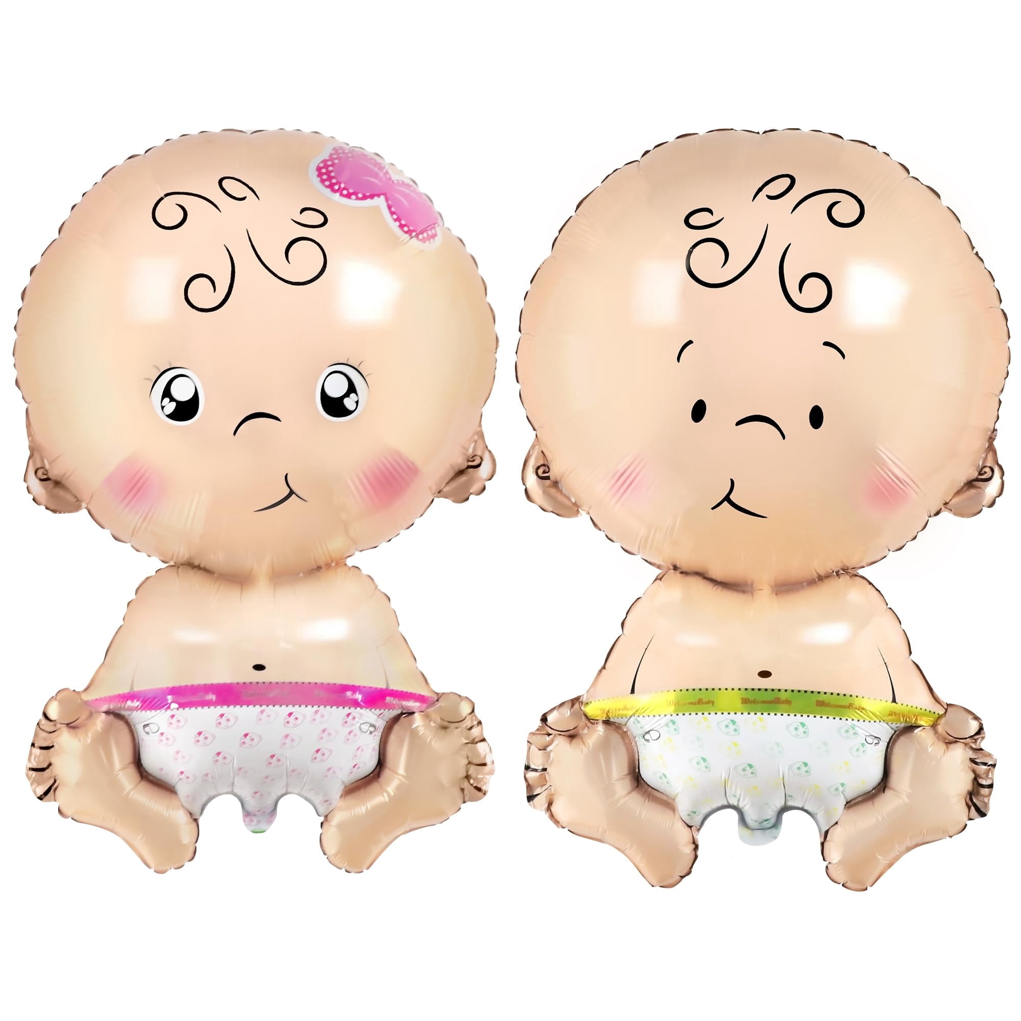 KatchOn Baby Gender Reveal Balloon Set (Blue and Pink, 32 in, Pack of 2) 8l5x9