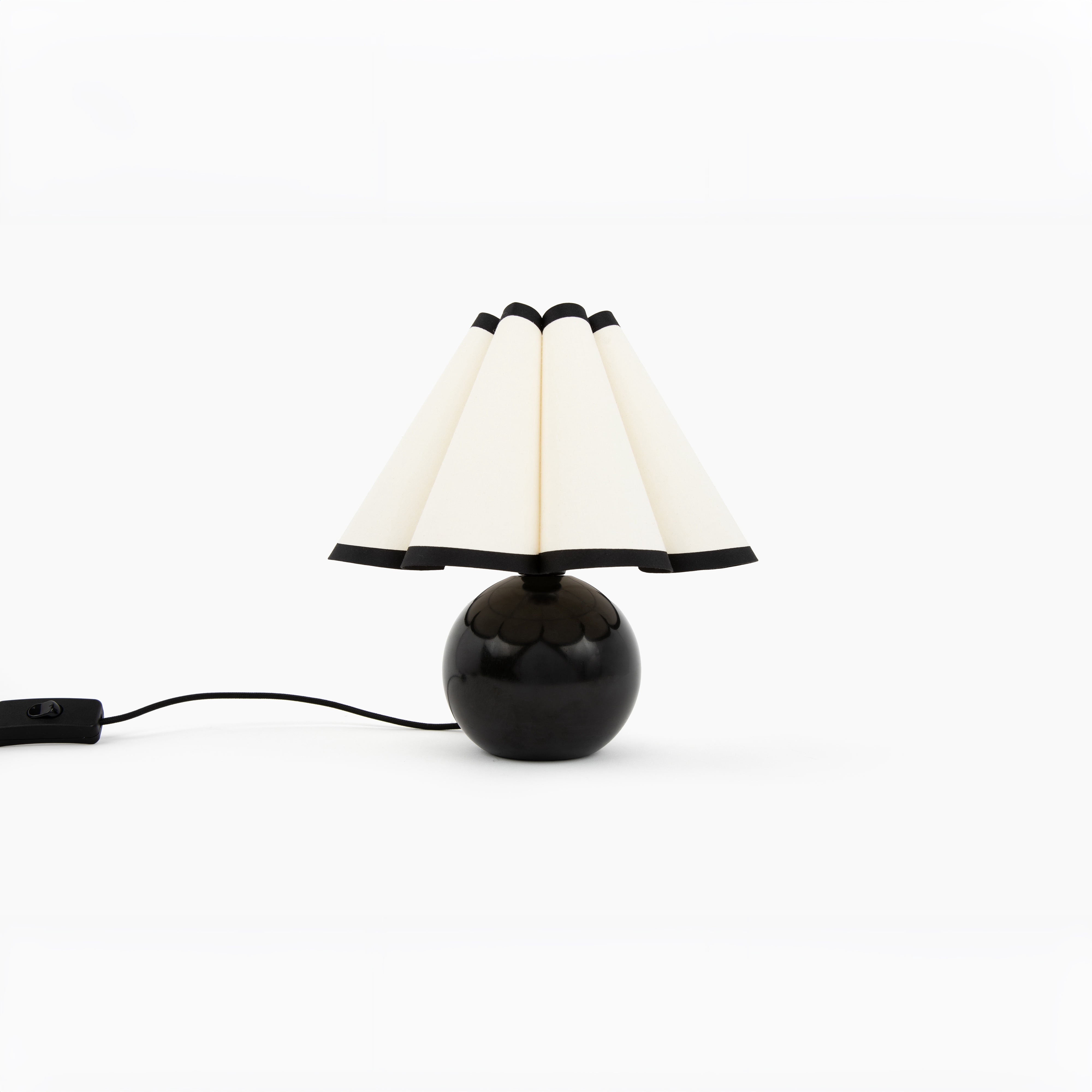 Brightech Blair LED Midcentury Table Lamp with Marble Base (10 in) nhbdv
