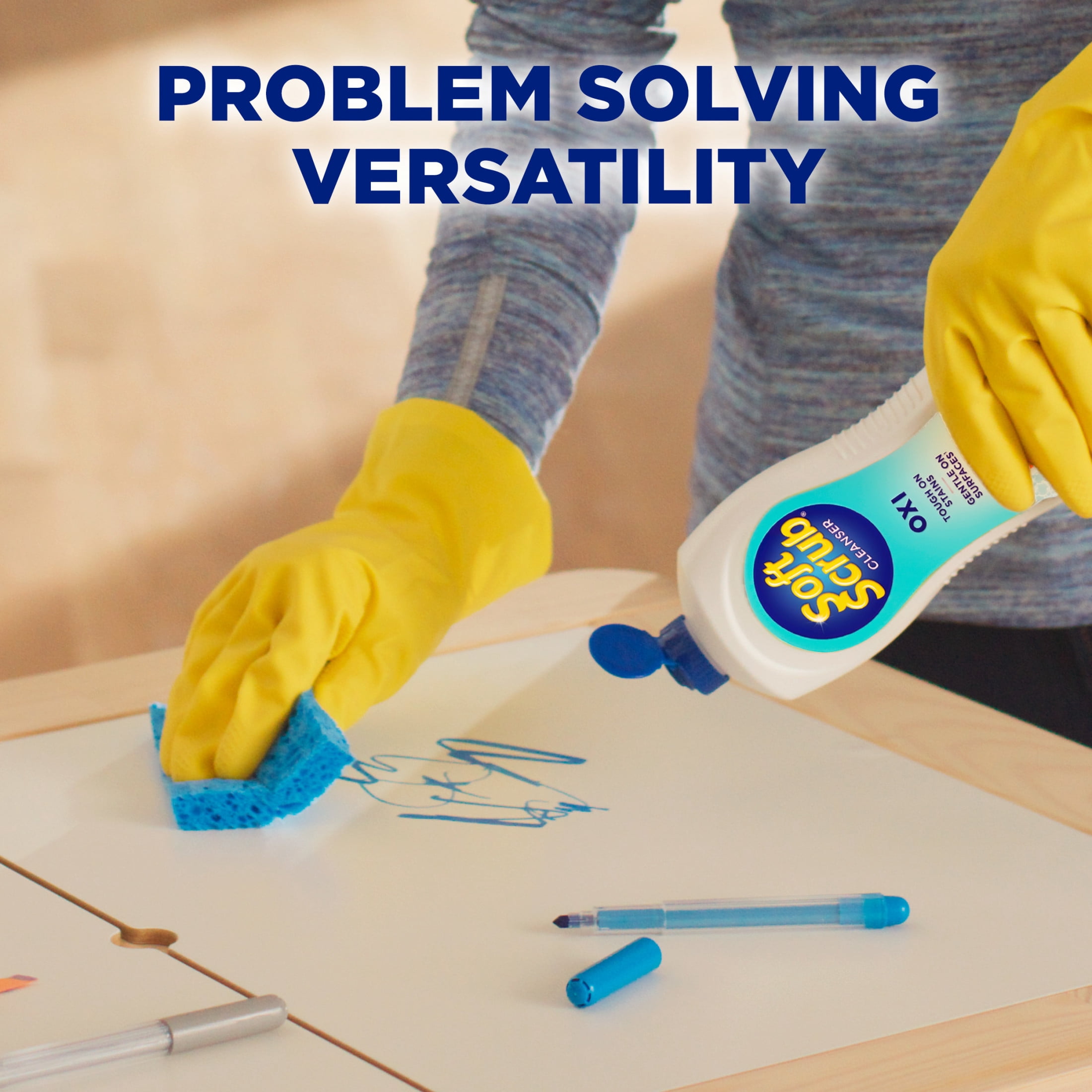 Soft Scrub Oxi Multi-Surface Cleaner, Stain Fighting Deep Cleaning Power (24 oz) 7h0s5 - Image 7