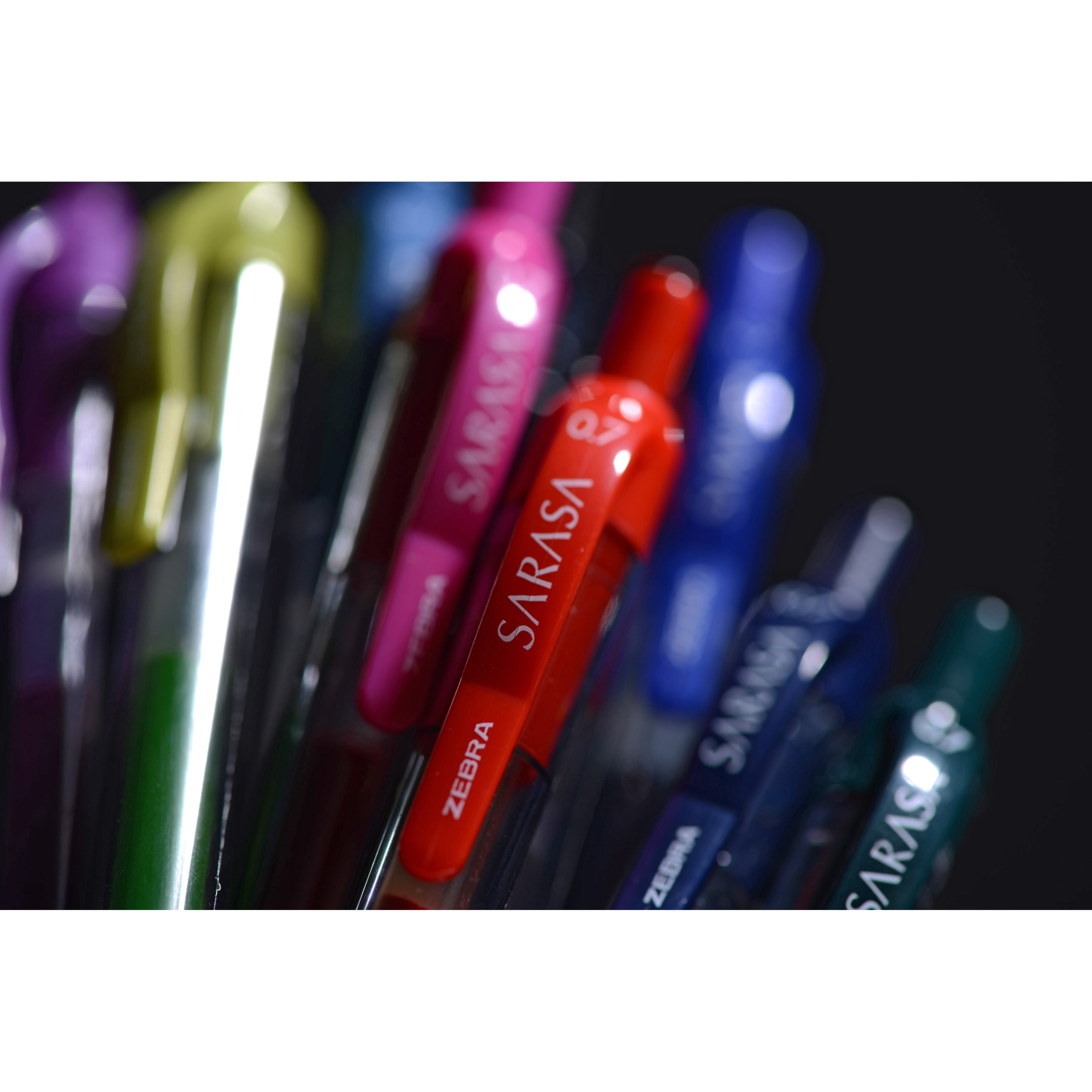 Zebra Sarasa Dry X20 Retractable Gel Ink Pen, Rapid Dry Ink, Medium Point (Blue, 12-Count) sz2x3