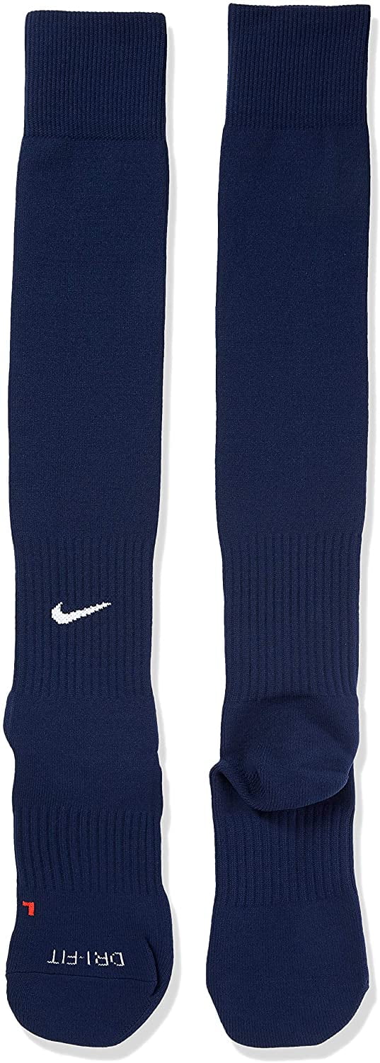 Nike Classic II Cushion Over-the-Calf Football Socks (Midnight Navy/White, Large) s0vu7