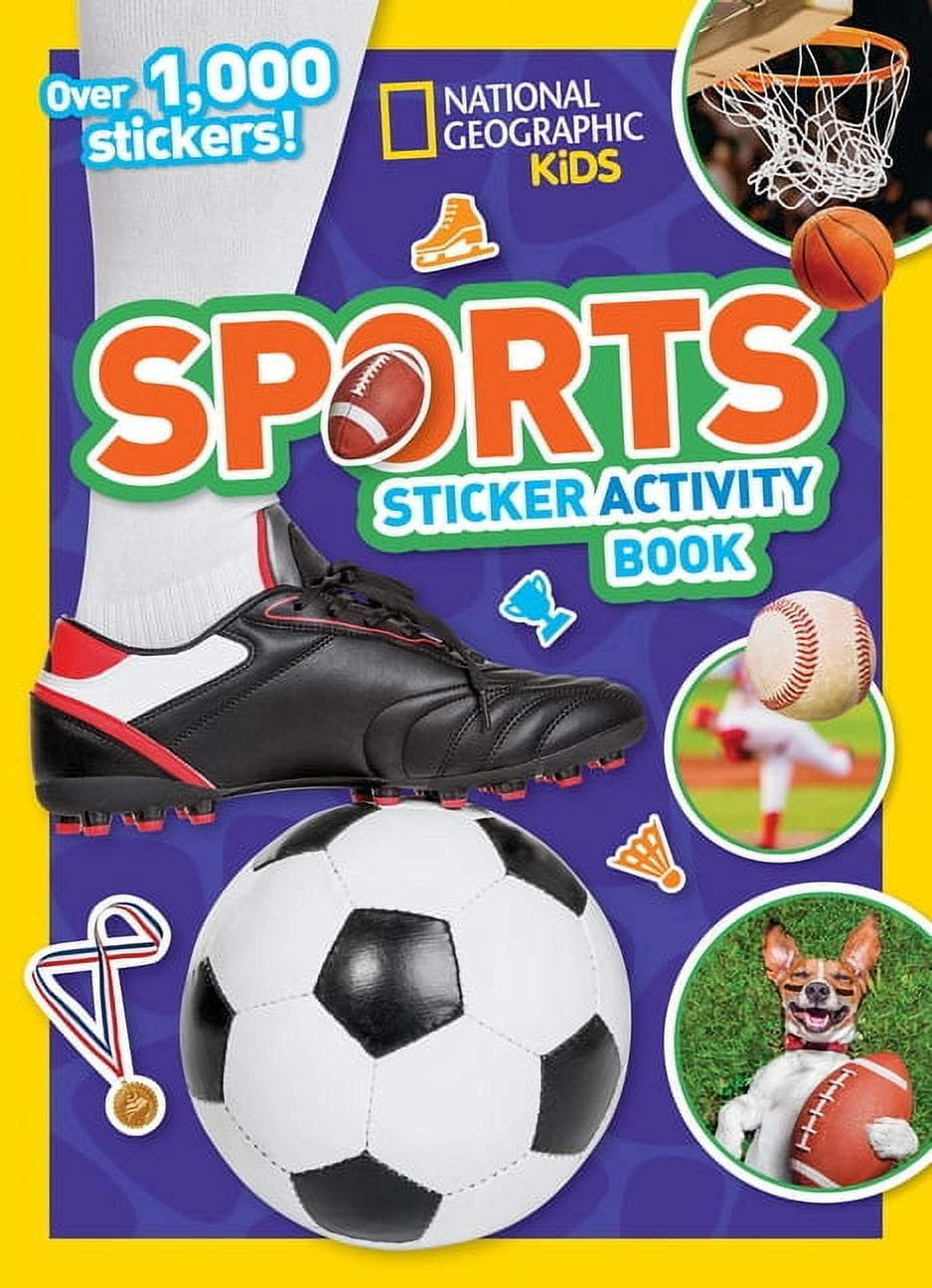 National Geographic Kids Sports Sticker Activity Book (56 Pages, Paperback) e6zg2