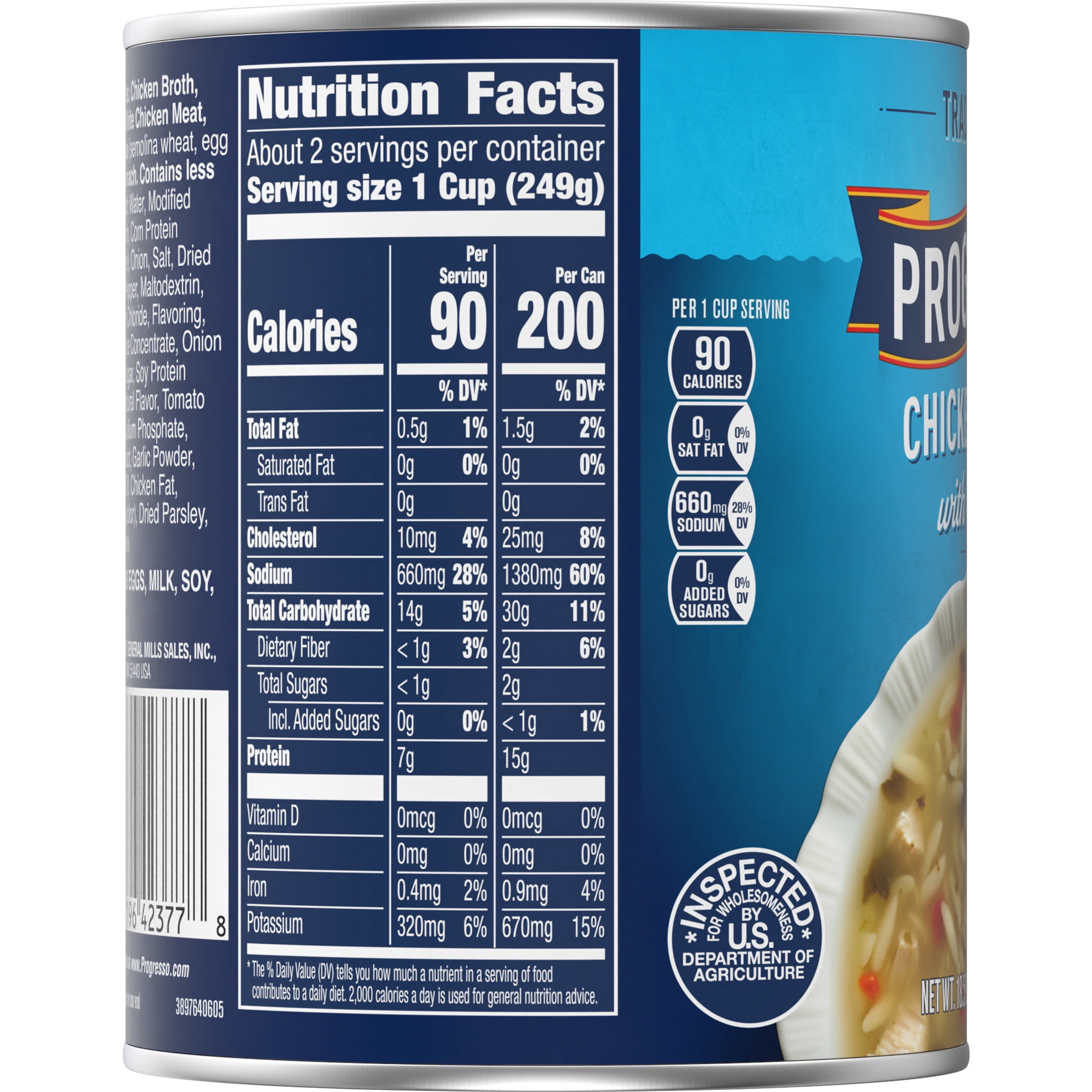 Progresso Traditional Chicken & Orzo with Lemon Soup (18.5 oz) onvio