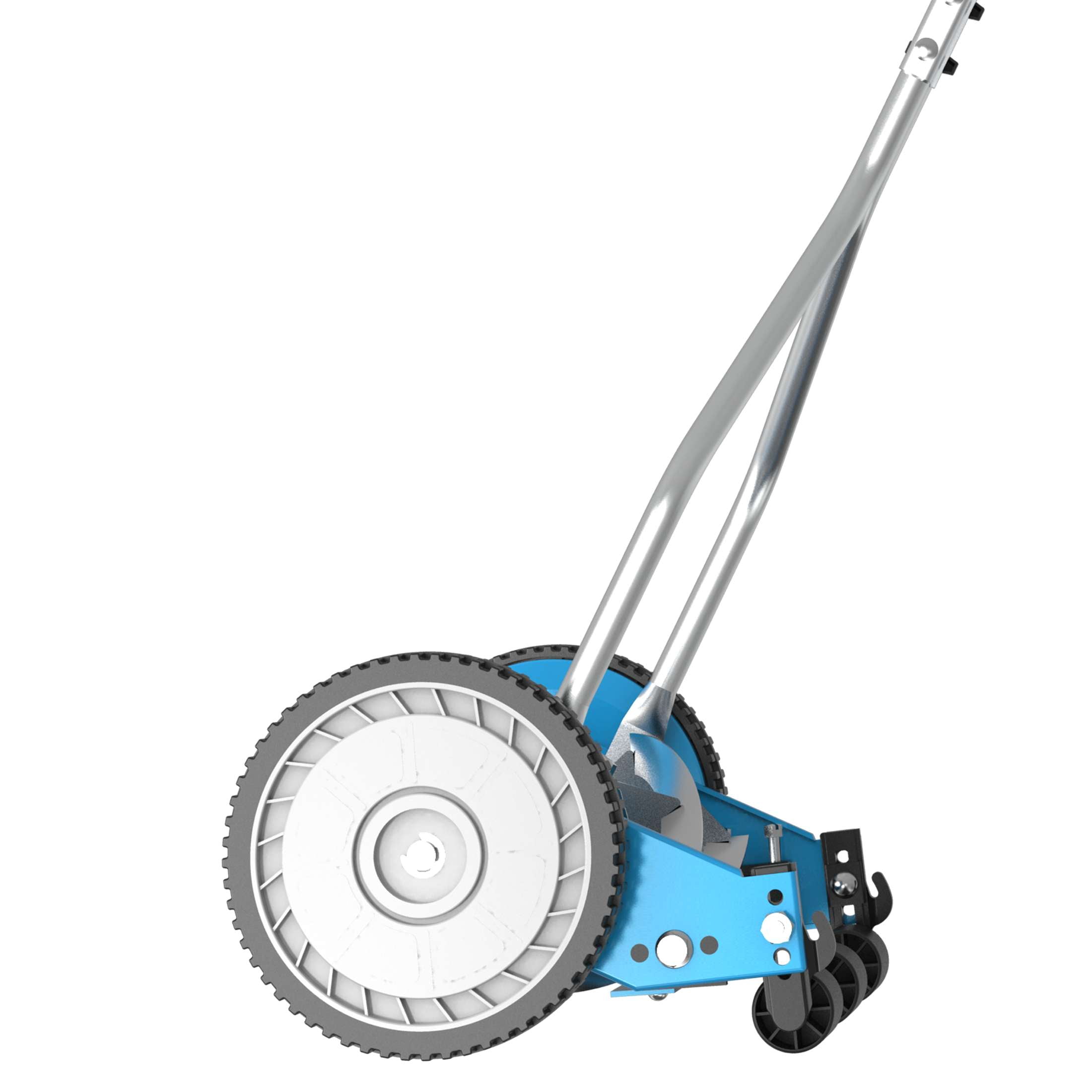 American Lawn Mower 14-Inch 4-Blade Push Reel Lawn Mower (Blue, 14 in) c3aox