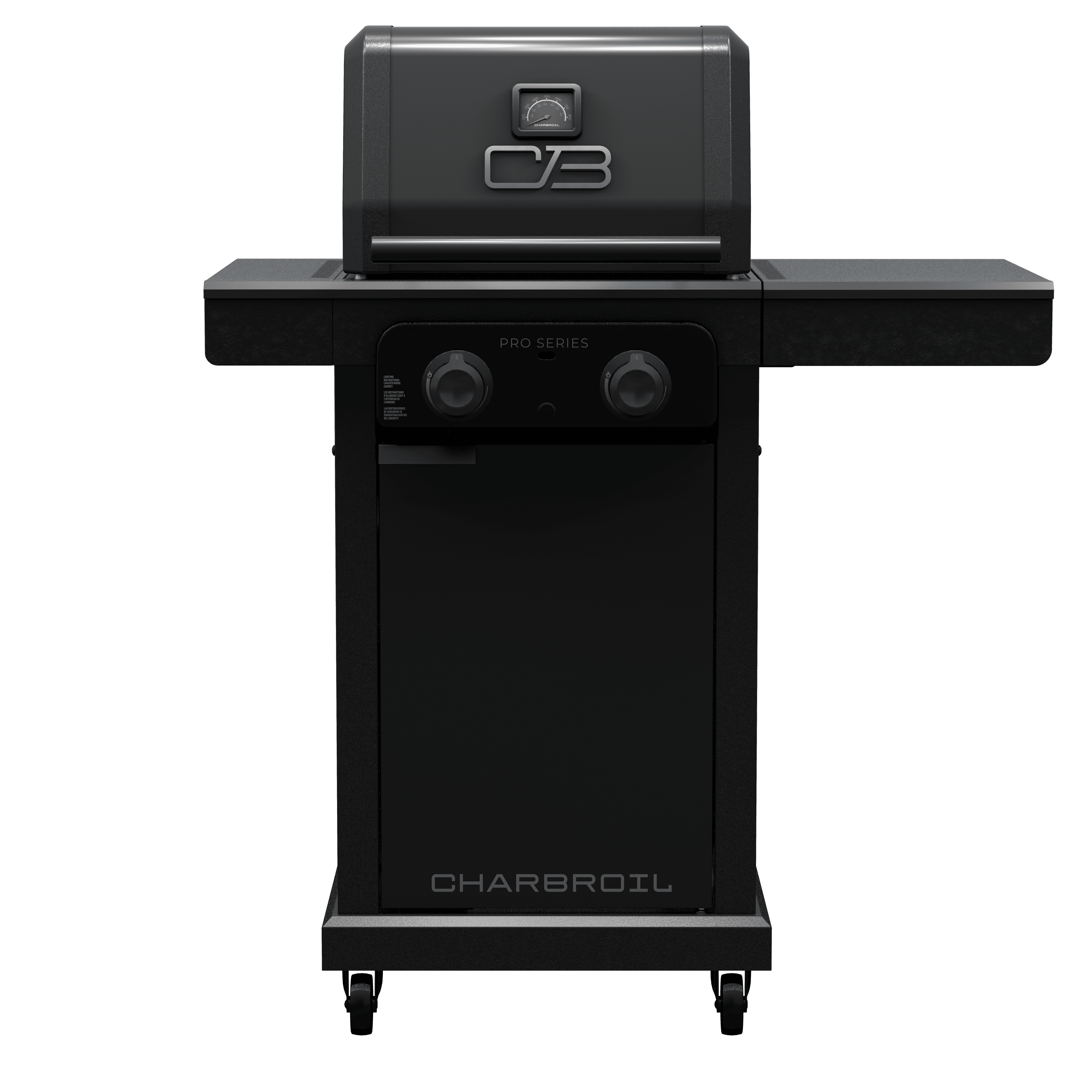 Charbroil Pro Series 2-Burner Gas Grill and Griddle (Black, 180 sq in) u232x