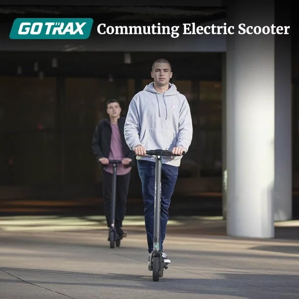 GOTRAX Rival Plus Electric Scooter Portable Commuter with LED Display and Air-filled Tires (Black, 8.5 in) ep5h4