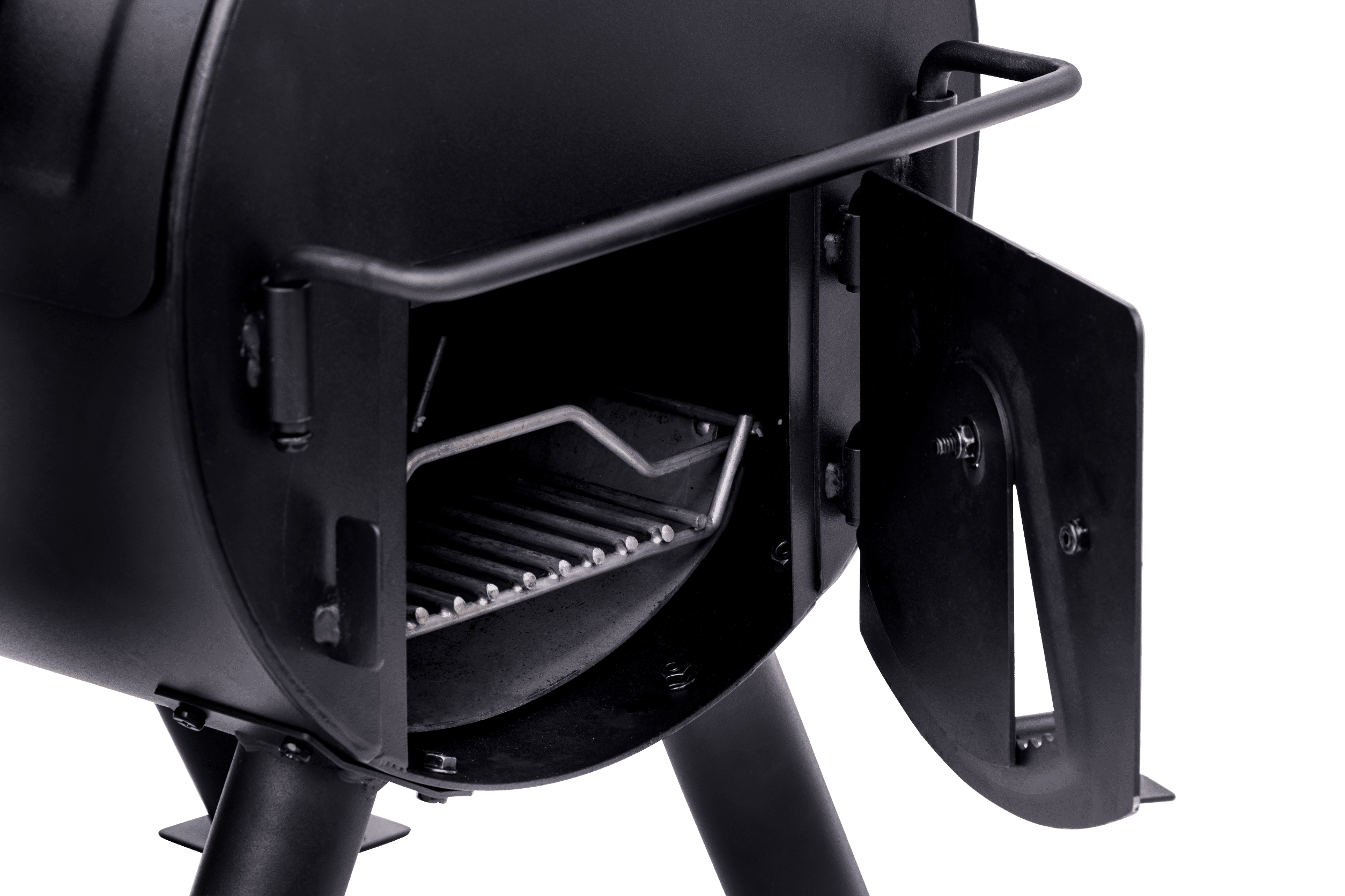 Oklahoma Joe’s Hitch Portable Charcoal Grill, Heavy-Duty Offset Smoker Attachment (Black, 220 sq in) jmzxh