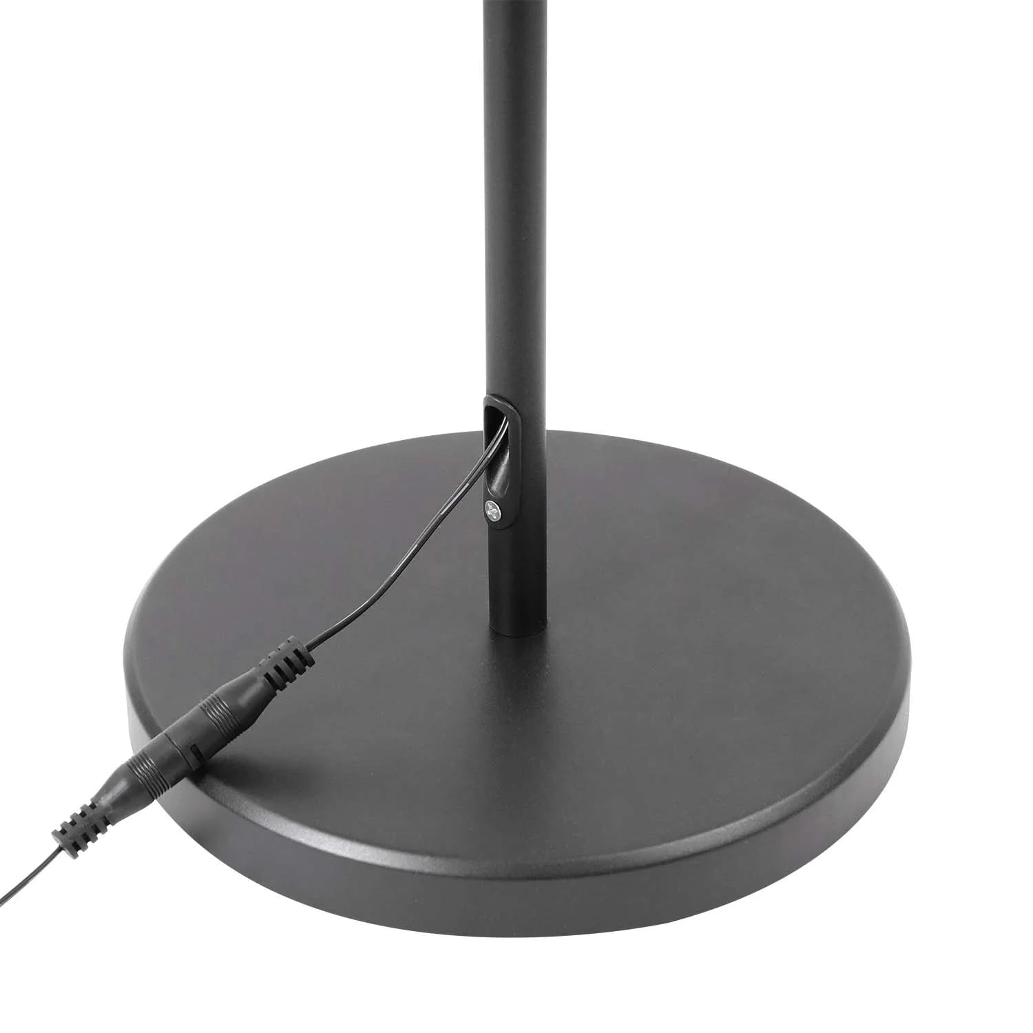 Mainstays LED Floor Lamp, Adjustable Brightness & 4 Color Temperatures, Modern Standing Light for Living Room & Office (Black, 71 in) 46l0f