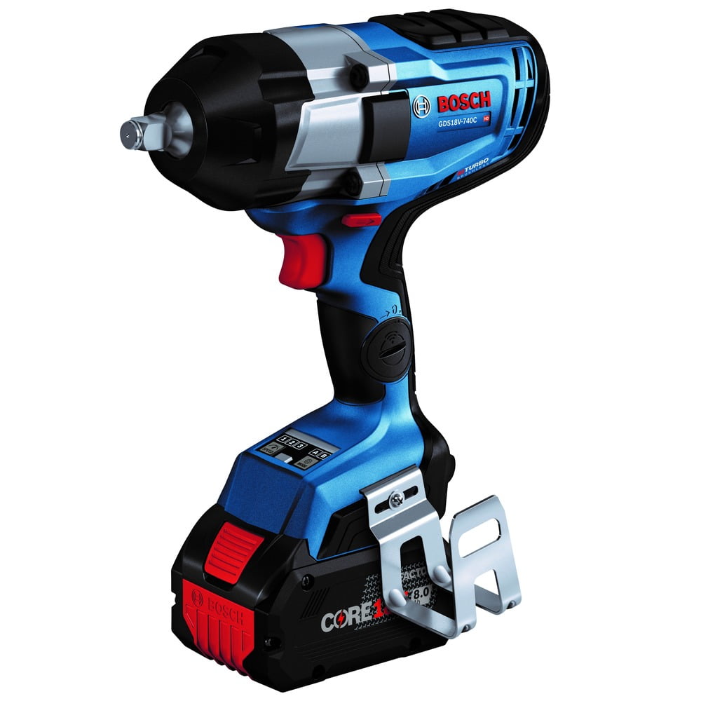 Bosch GDS18V-740CB14-RT PROFACTOR Brushless Cordless Impact Wrench Kit with Friction Ring (8 Ah Battery, 1/2 in) j8782