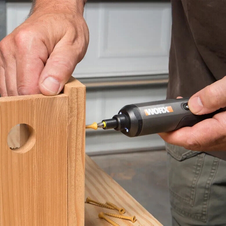 WORX WX240L.1 4V Cordless 3-Speed Screwdriver Kit with 26 Accessories (Manufacturer Refurbished) mwglk