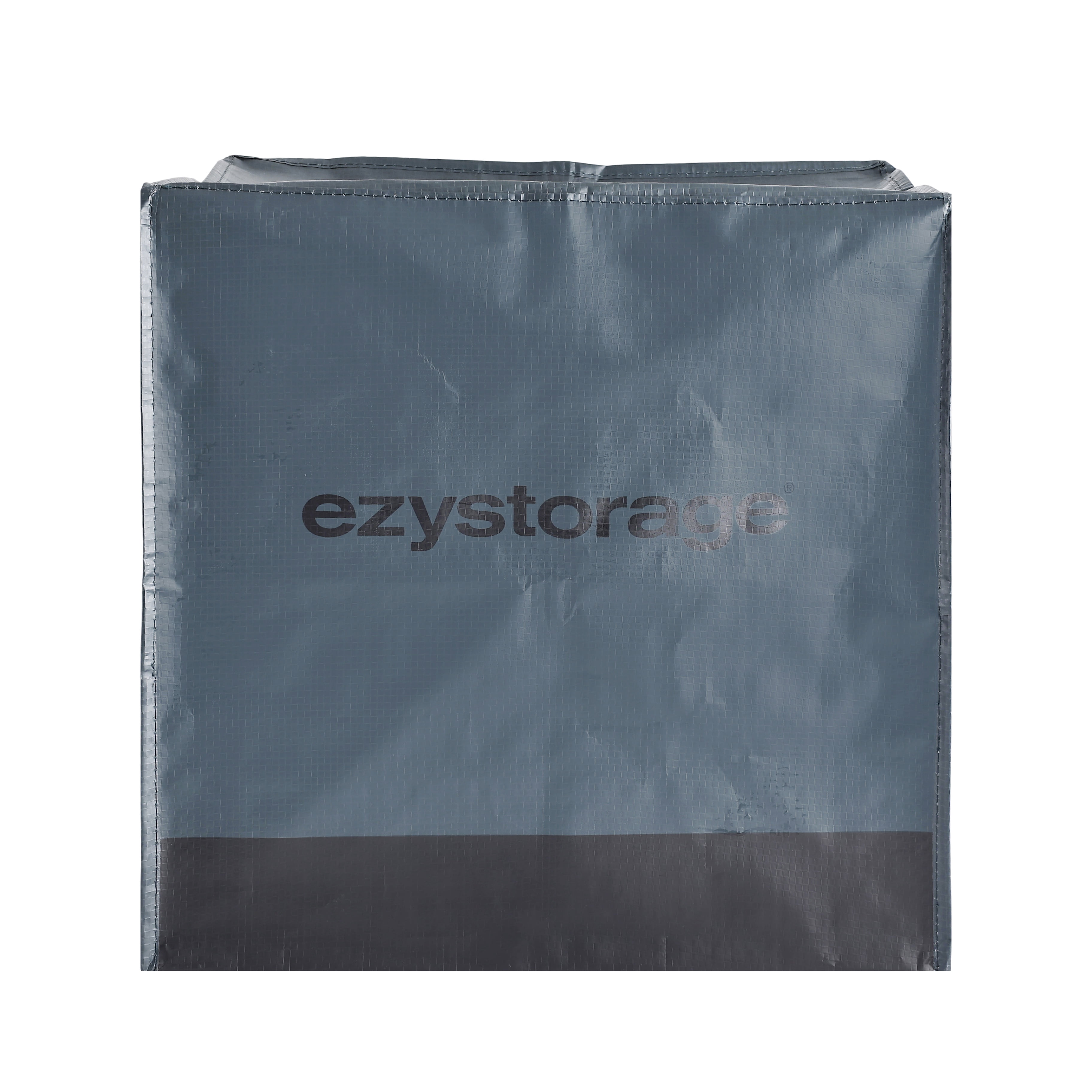 Ezy Storage Heavy-Duty Collapsible Utility Storage Bag with Reinforced Handles (Black, 12.4 Gallon) ex7zc
