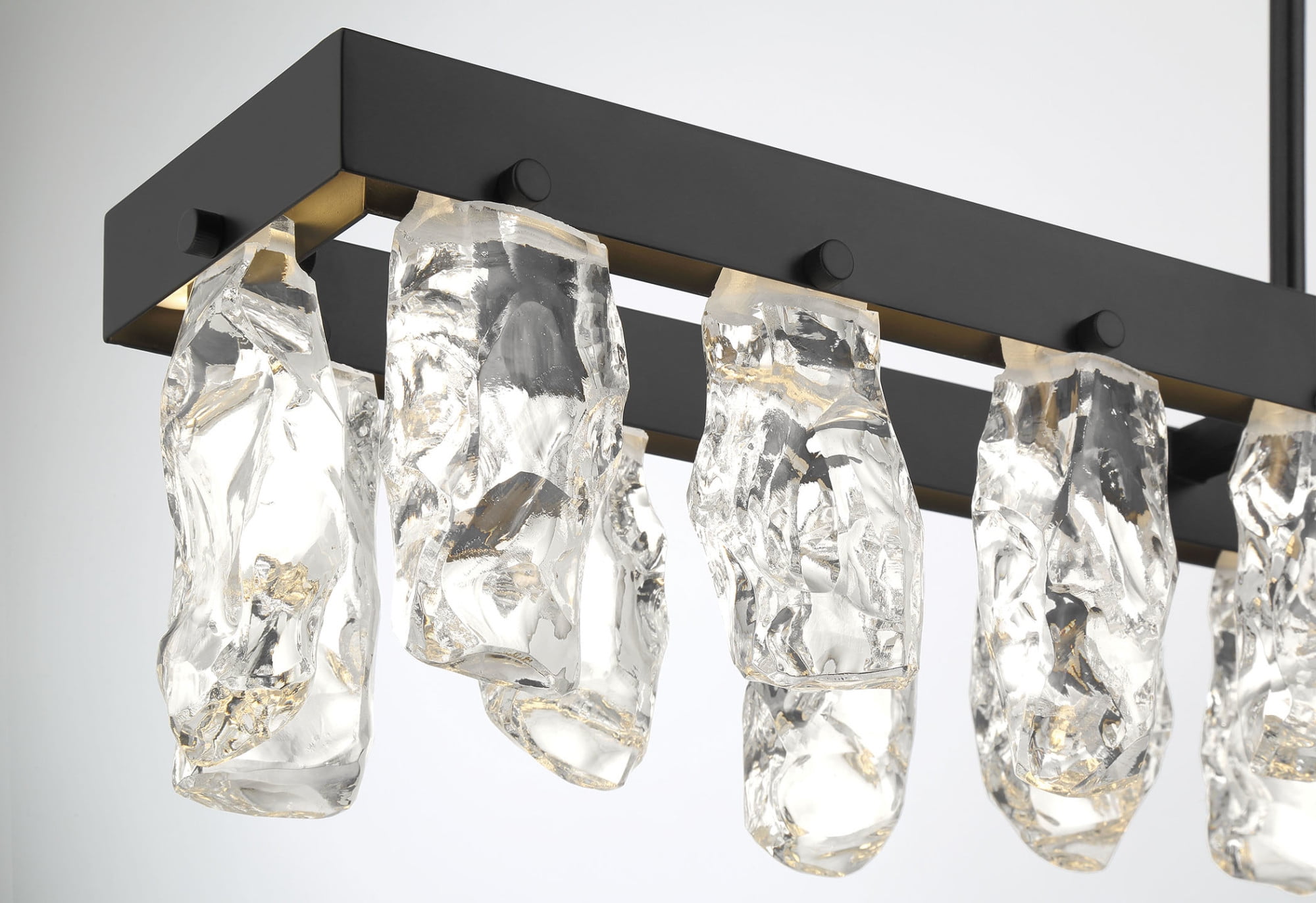 George Kovacs Artic Glacier LED Island Pendant Light (Coal, 47.75 in) kohjy - Image 4