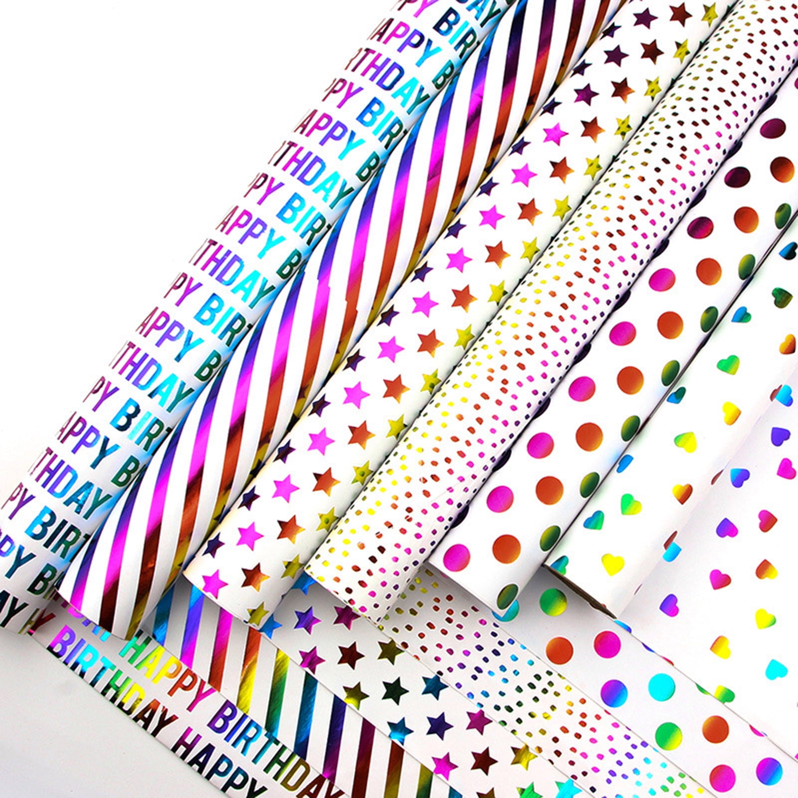 XMMSWDLA Wrapping Paper Roll (Gold Polka Dot, 17 in x 27.5 in) lbt23