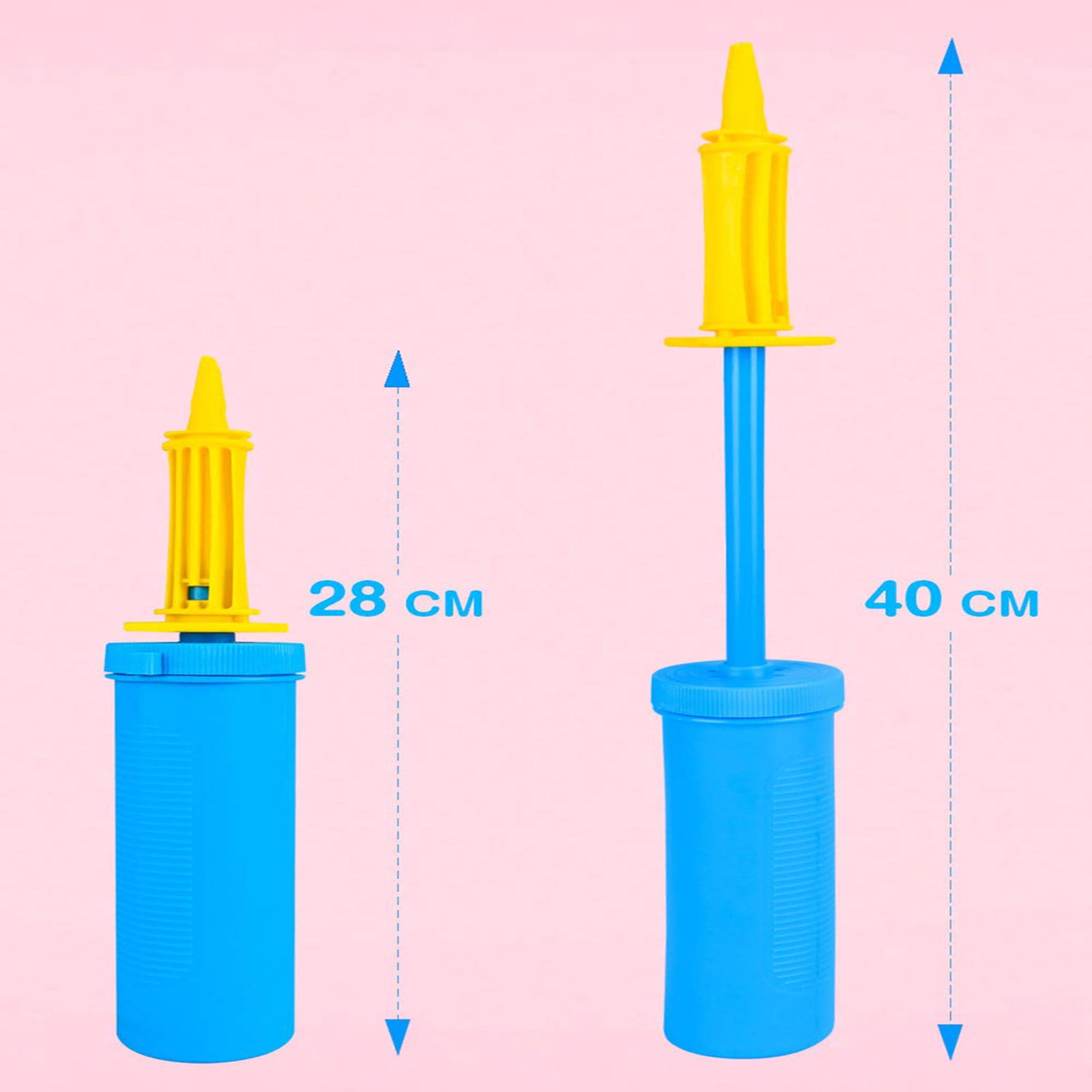 Fiudx Hand Push Air Pump, Multipurpose 2-Way Inflator for Balloons and Pool Floats (15.75 in, 1 Pack) gids7