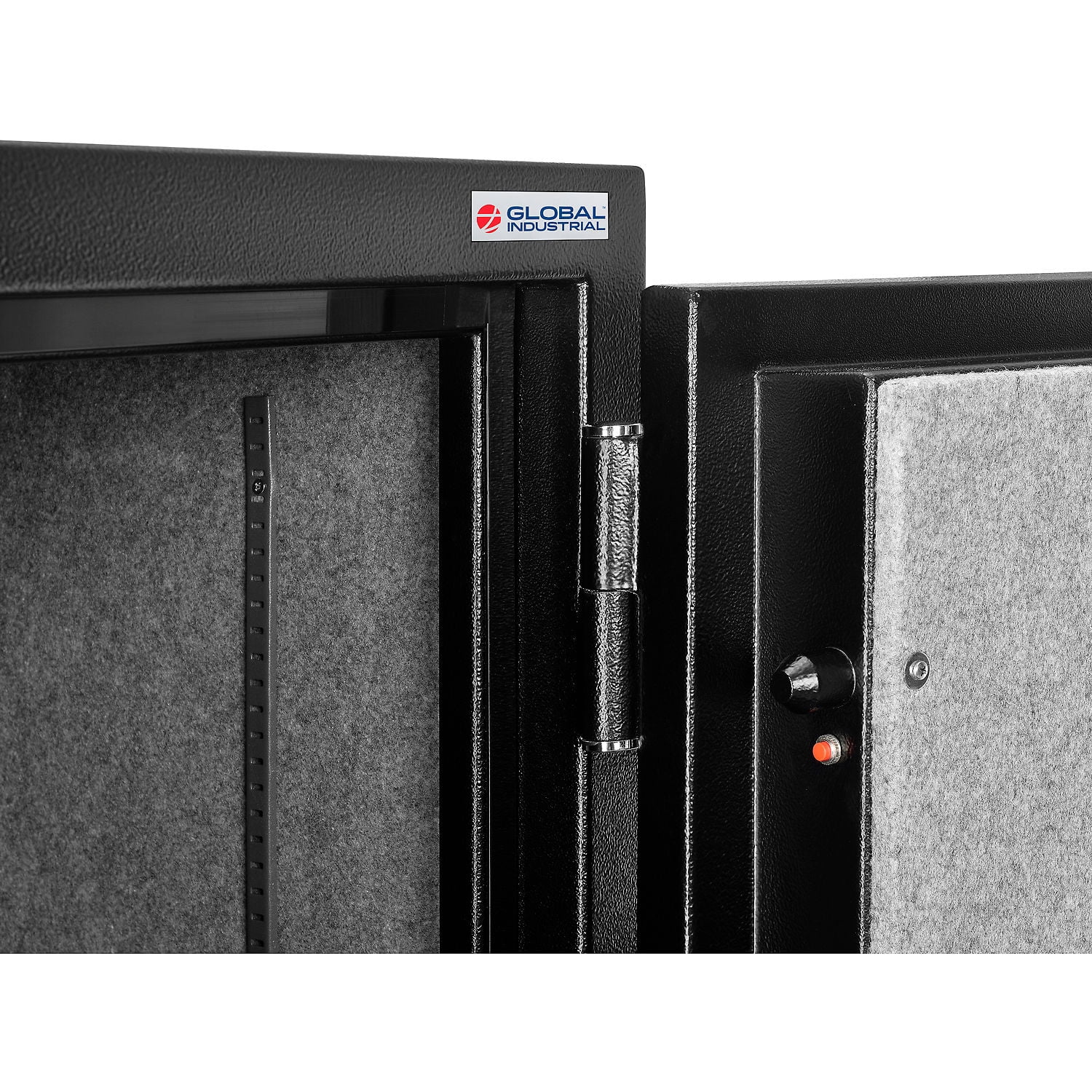 Global Industrial Burglary & Fire Safe Cabinet with Digital Lock (Grey, 22 in x 22 in x 40 in) w00md - Image 7