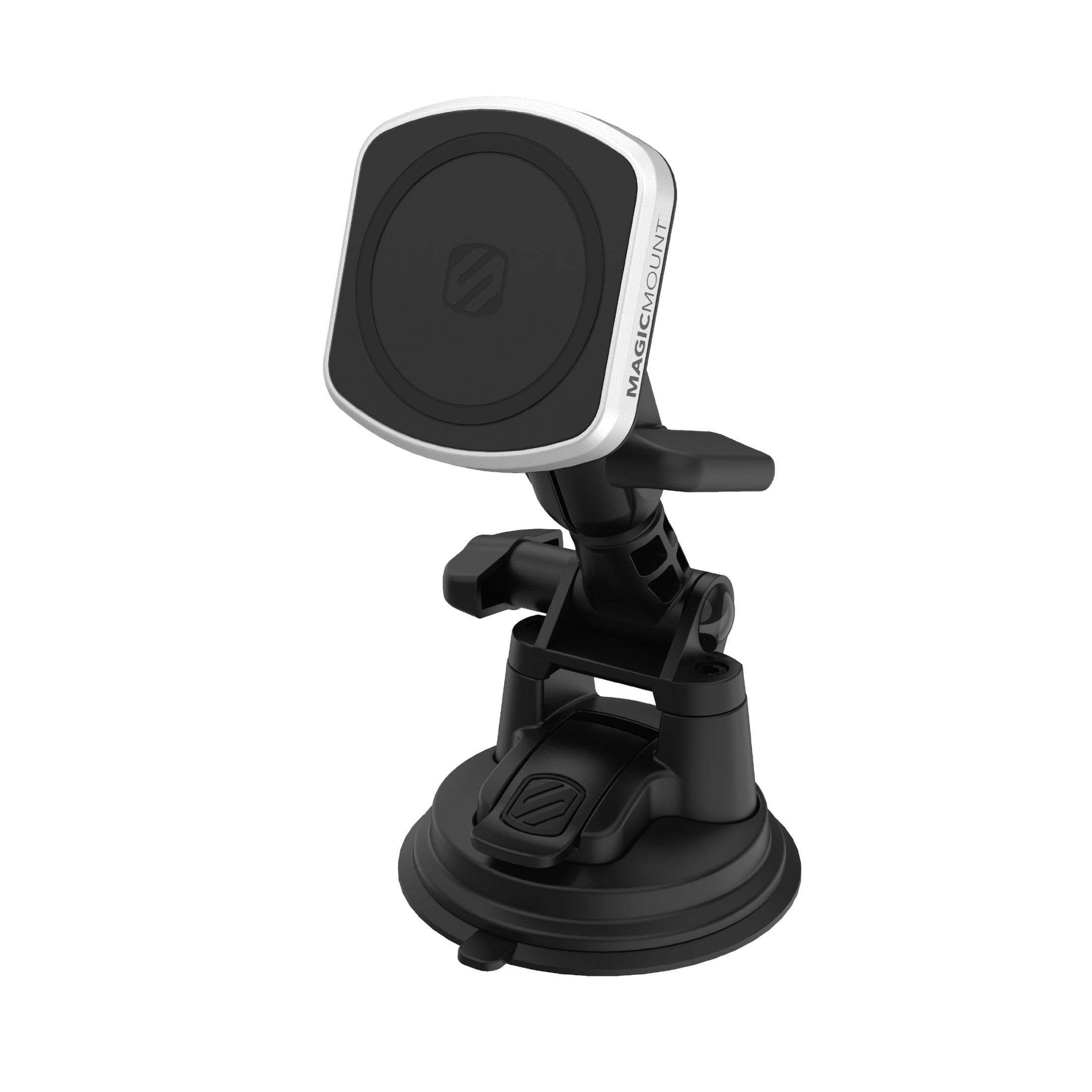 Scosche MagicMount Pro2 Heavy Duty Magnetic Phone Mount for Windshield and Dashboard (Black, 3 lb Capacity) zjqhu