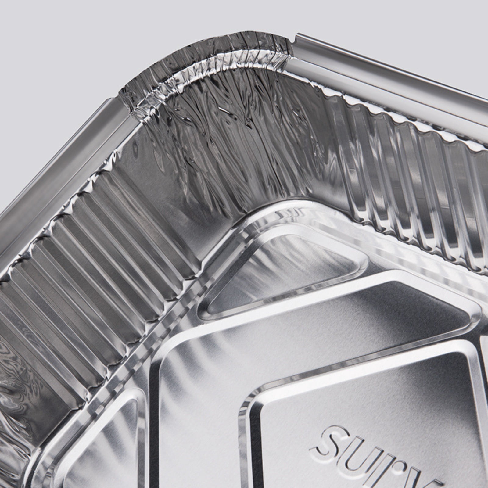 LINMOUA Disposable Aluminum Foil Baking Pans (10 in x 8 in, 4 Pack) r5tf0