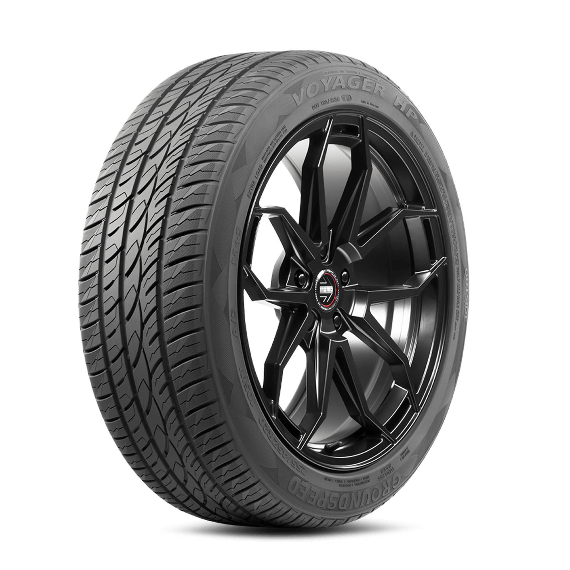 Groundspeed Voyager HP All-Season Passenger Tire (Black, 245/40ZR17) yg6av