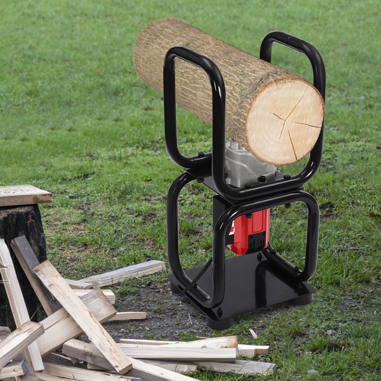 ToppiJoy Electric Log Splitter, Heavy-Duty Firewood Splitting Machine for Forestry and Home Use (450 RPM, 3.3 KW) bxup0