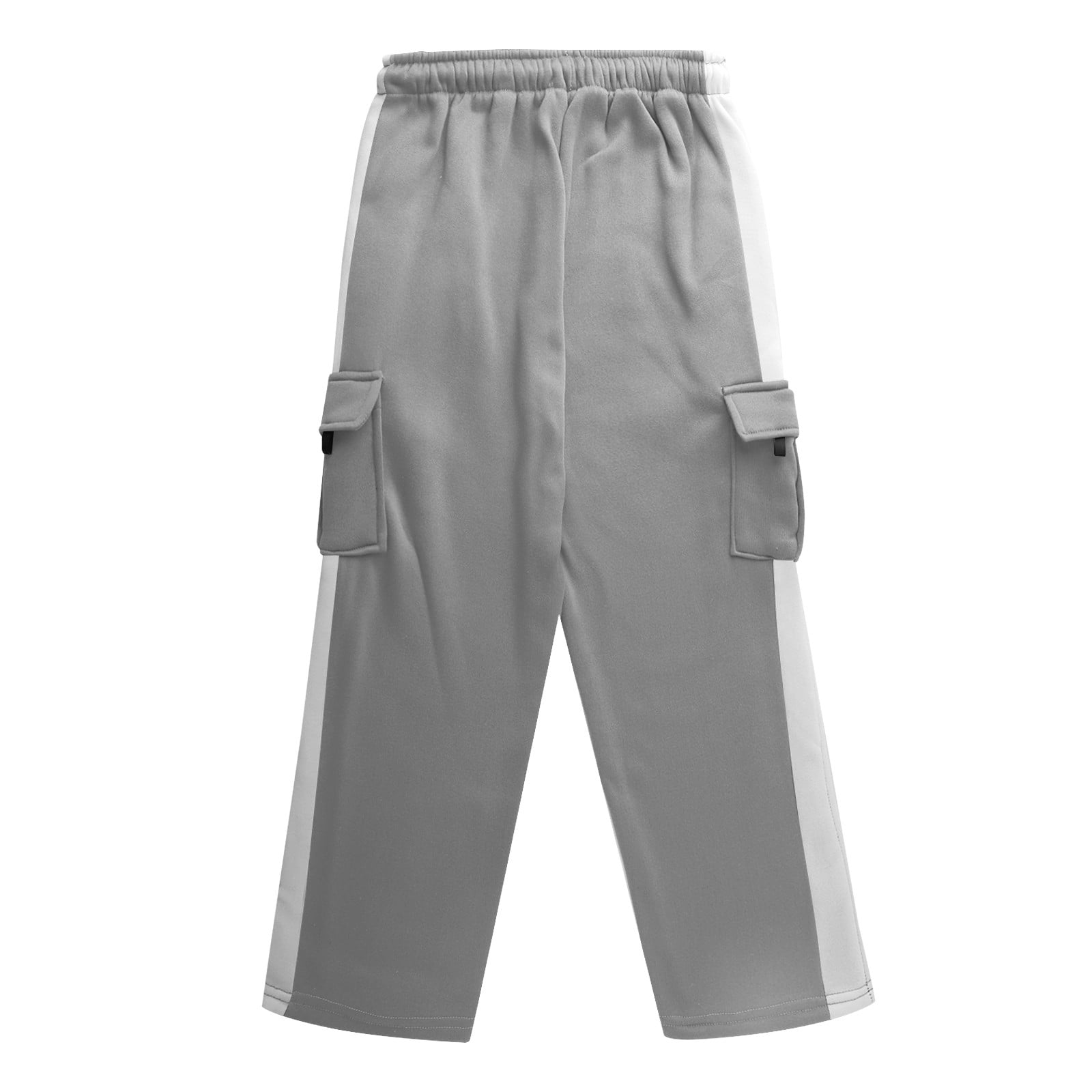 Piuwrlz Boys Jogger Sweatpants Relaxed Fit Cargo Pants (Gray, Size 9) hr00p