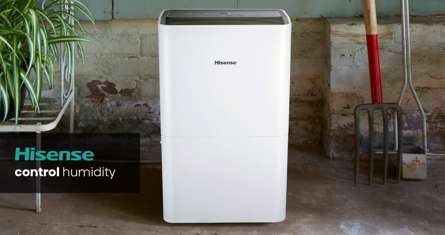 Hisense 50-Pint Dehumidifier for Basements and Large Rooms, Quiet Operation, Washable Filter (4500 sq. ft. Coverage) msn89