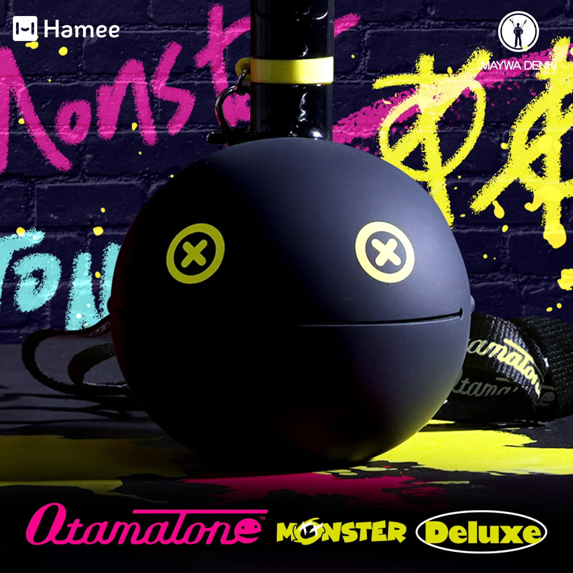 Otamatone Deluxe Electronic Musical Instrument Portable Synthesizer (Lime Green/Black, 17 in) ksvmx