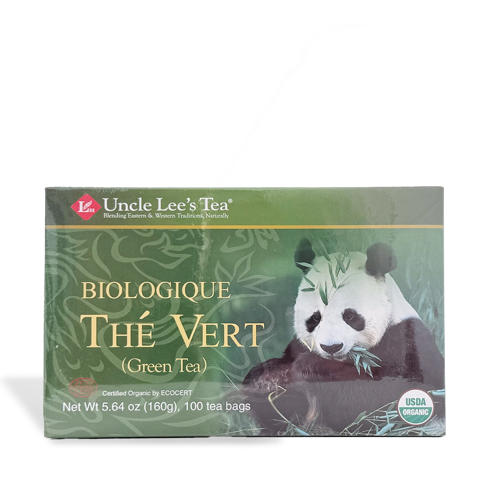 Uncle Lee's Tea Organic Green Tea Bags (Green, 100 Count) jtycz