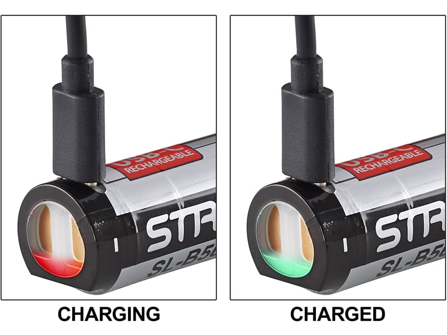 Streamlight SL-B50 Li-Ion USB Rechargeable Battery Pack with Integrated USB-C Port (1 Pack) 9xj40
