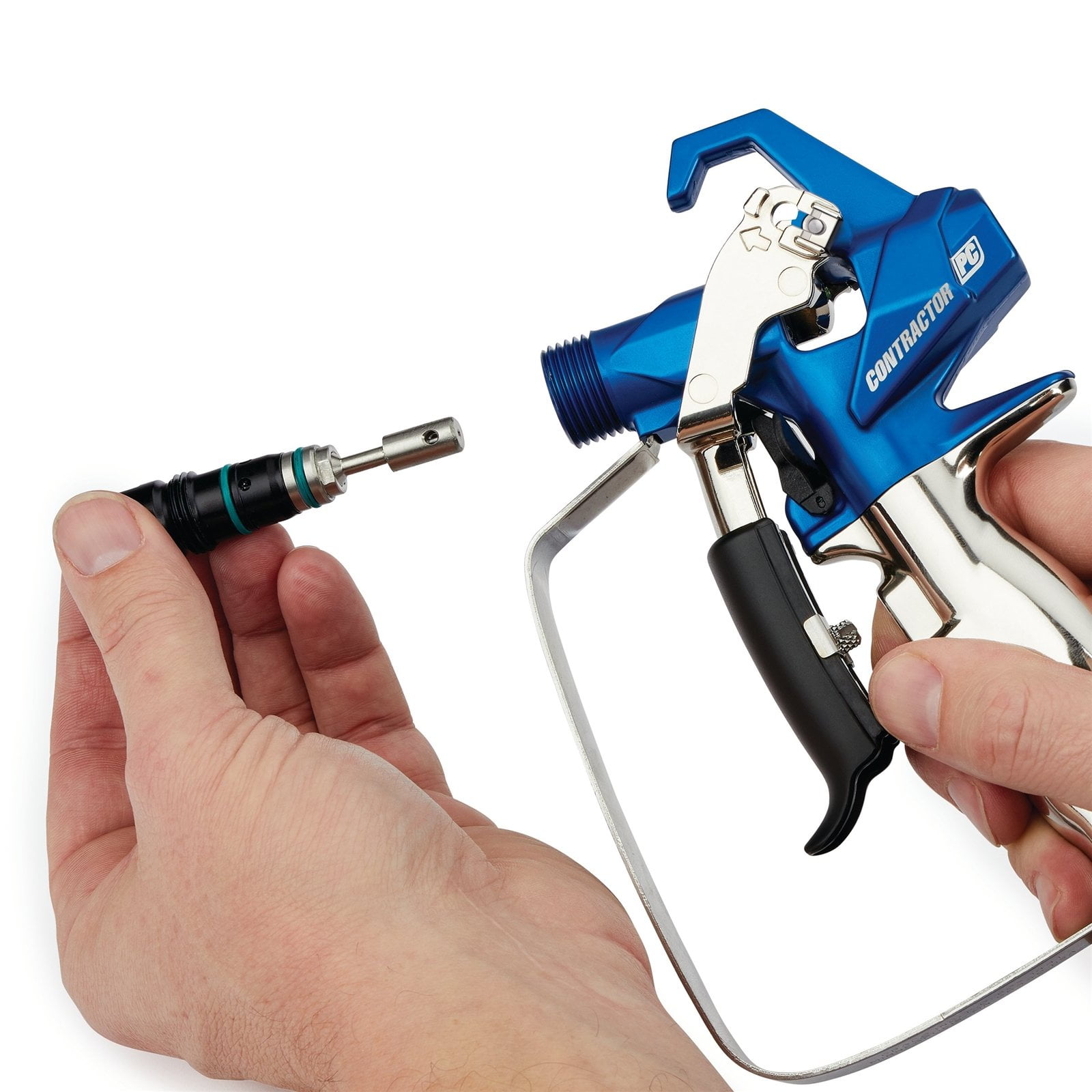 Graco Contractor PC Airless Spray Gun with RAC X 517 SwitchTip (17Y042) e34wi