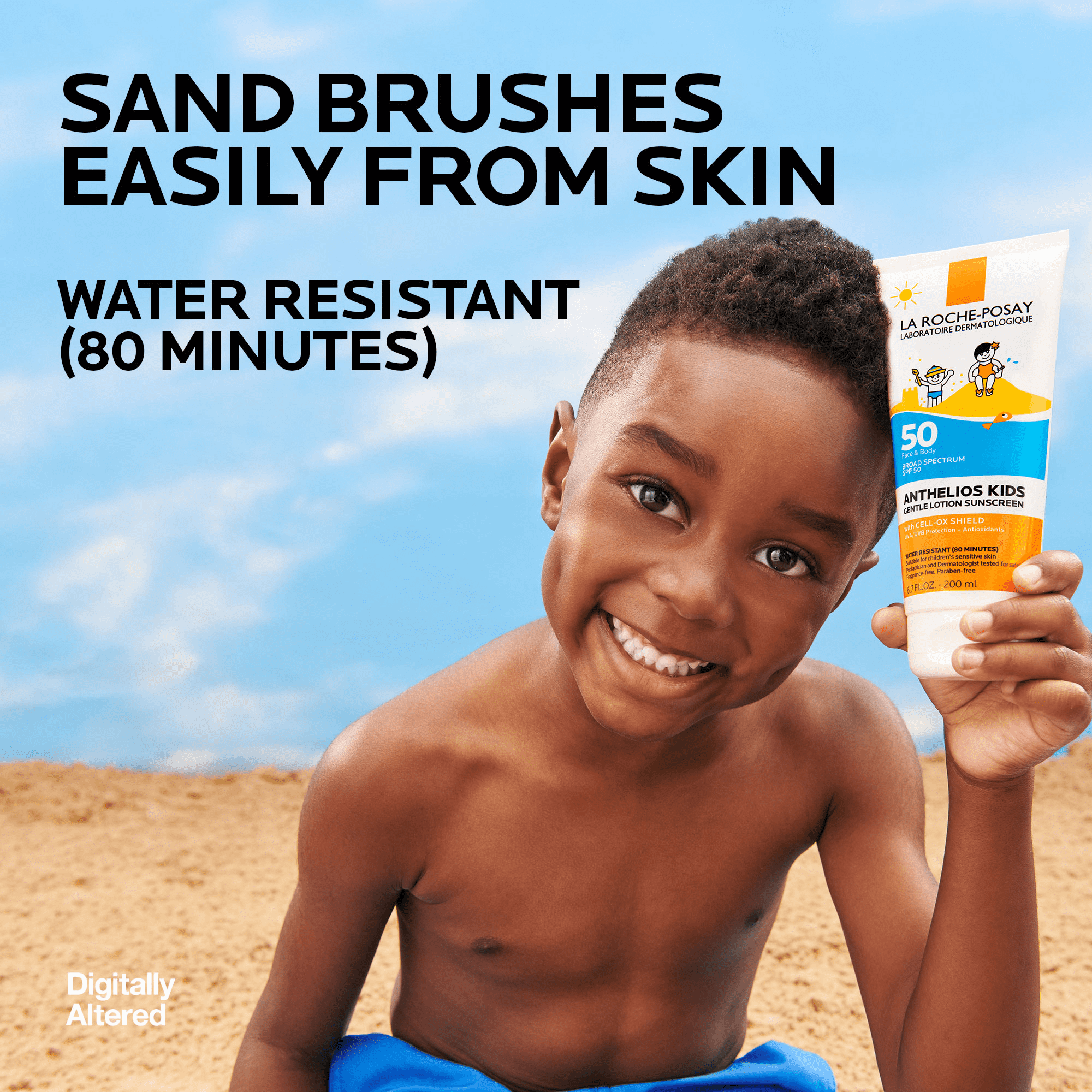 La Roche-Posay Anthelios Kids Gentle Lotion Sunscreen SPF 50 (White, 3.0 fl oz) b11au