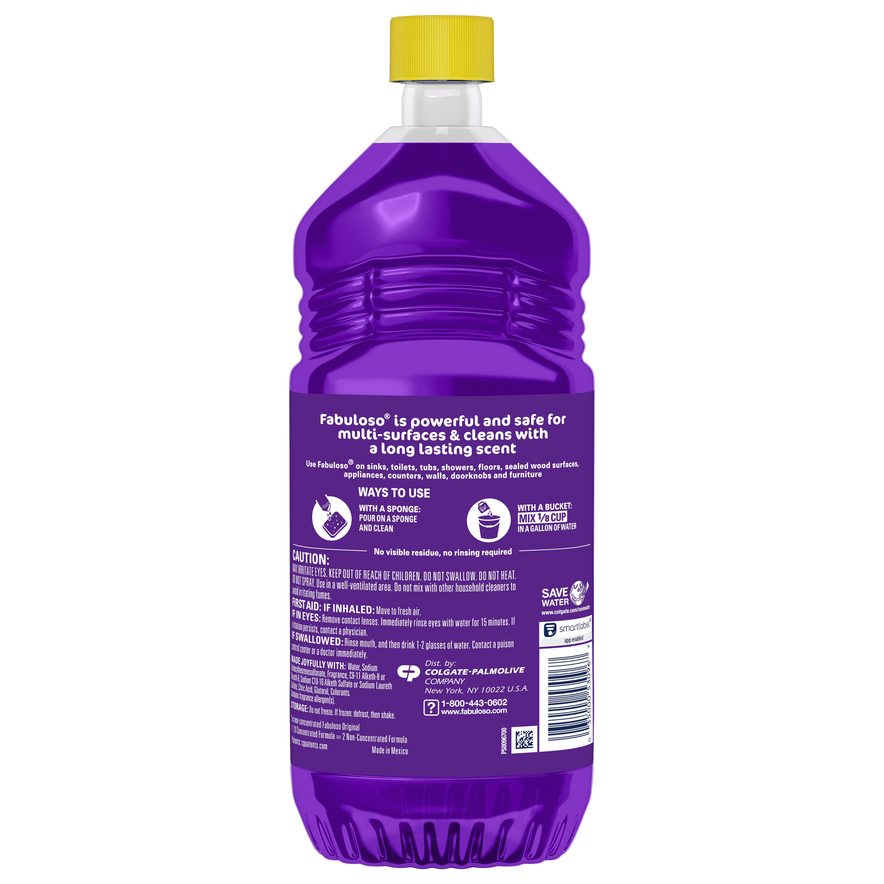 Fabuloso 2X Multi-Purpose Cleaner, Lavender Scented Surface and Floor Cleaner (33.8 fl oz) ev0r4