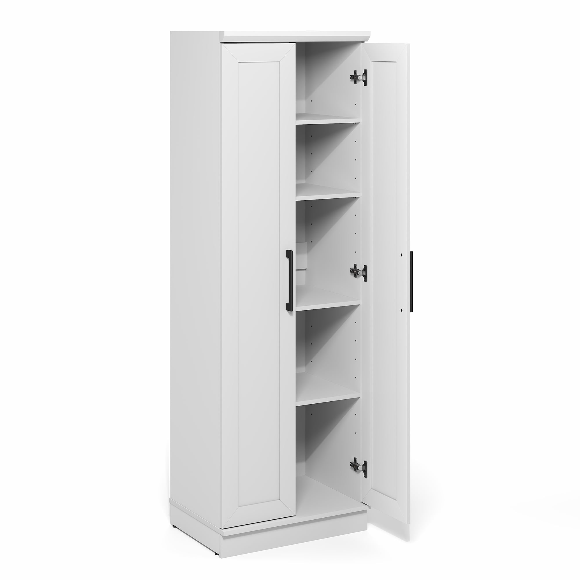 Furinno Robin Kitchen Storage Cabinet with 2 Doors (White, 23.31 in W x 71.18 in H) w5ht4