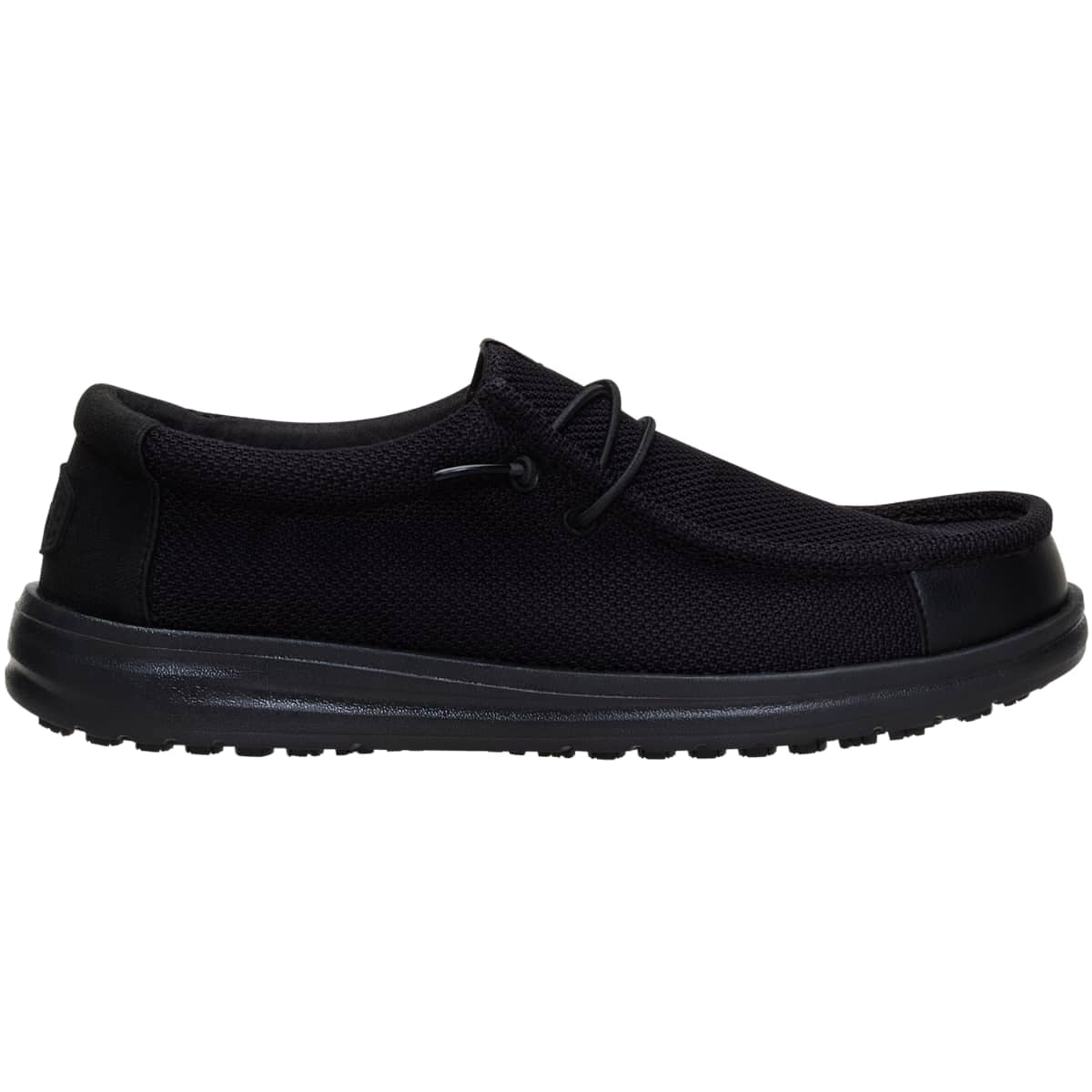 HEYDUDE Men Wally Work CE Slip-Resistant Loafers (Black, 15) 8w037