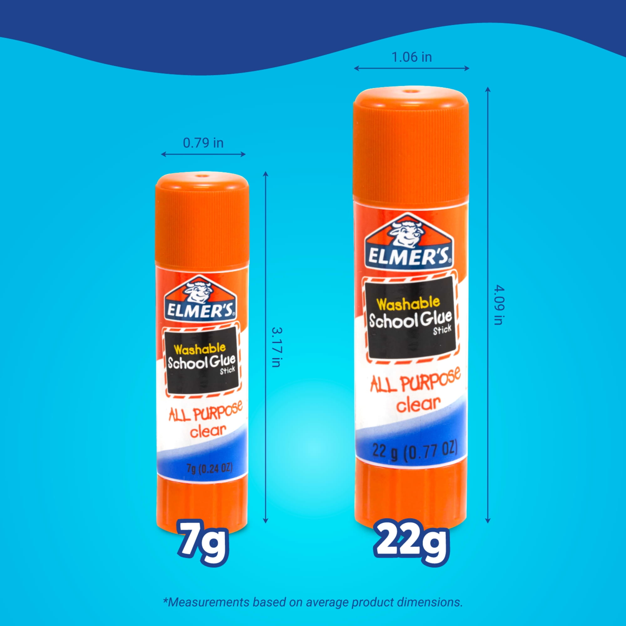 Elmer's All-Purpose Glue Sticks (Clear, 30 Pack) mg76y