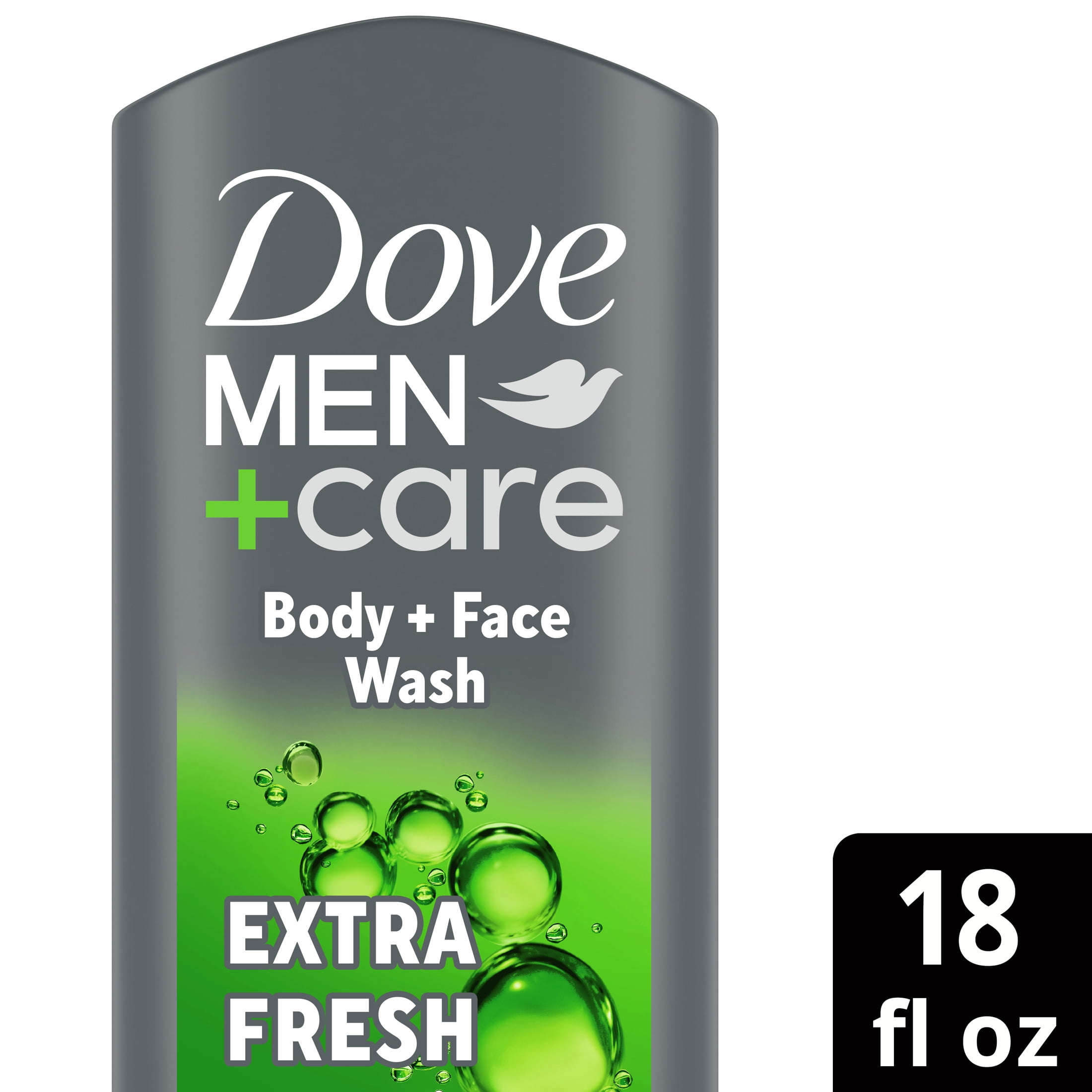 Dove Men+Care Extra Fresh Face and Body Wash for Men (Refreshing, 18 oz) q0g56