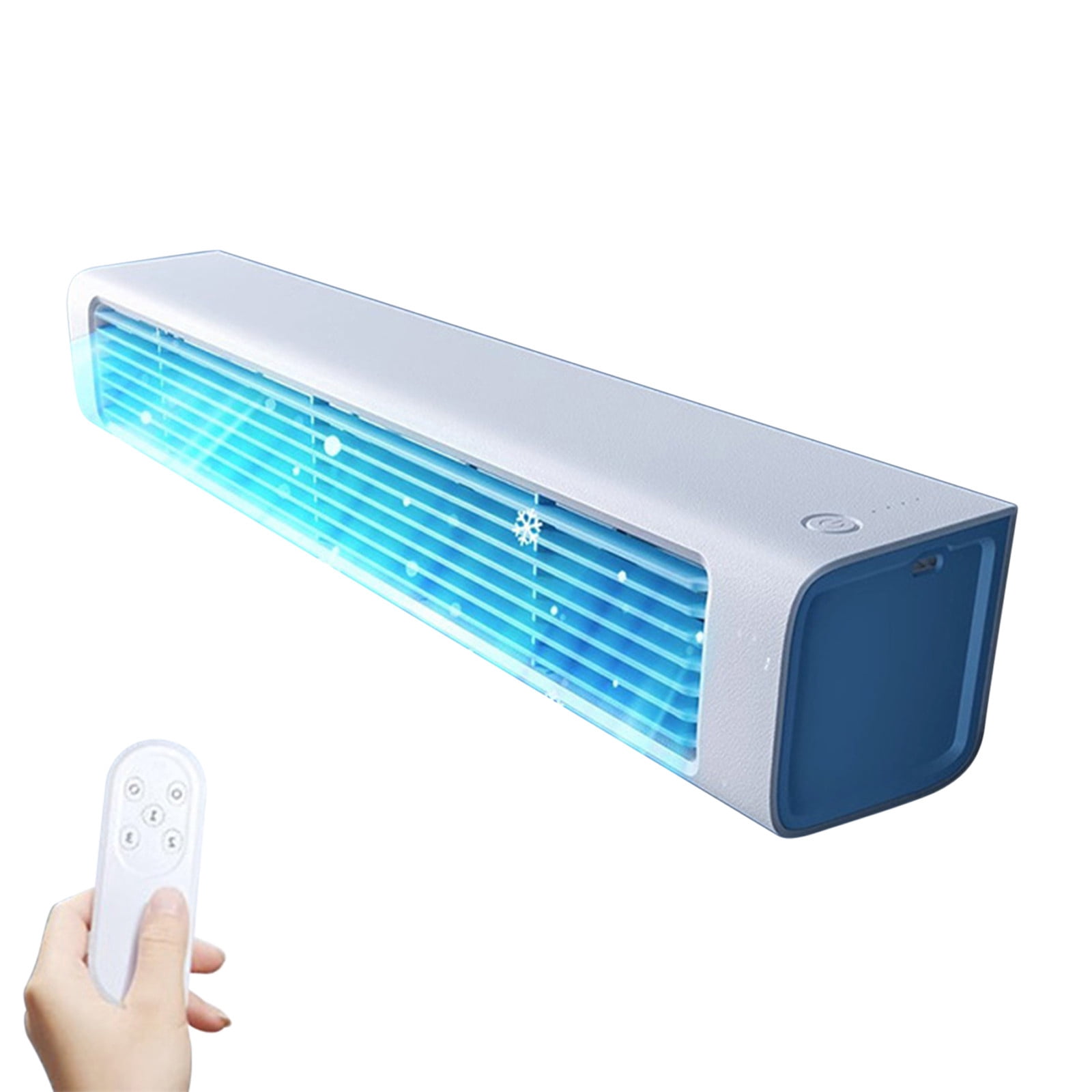 Exhoden Portable Bladeless Tower Fan, Quiet Cooling Floor Fan for Bedroom and Home (White, 36 in) 4vcs3