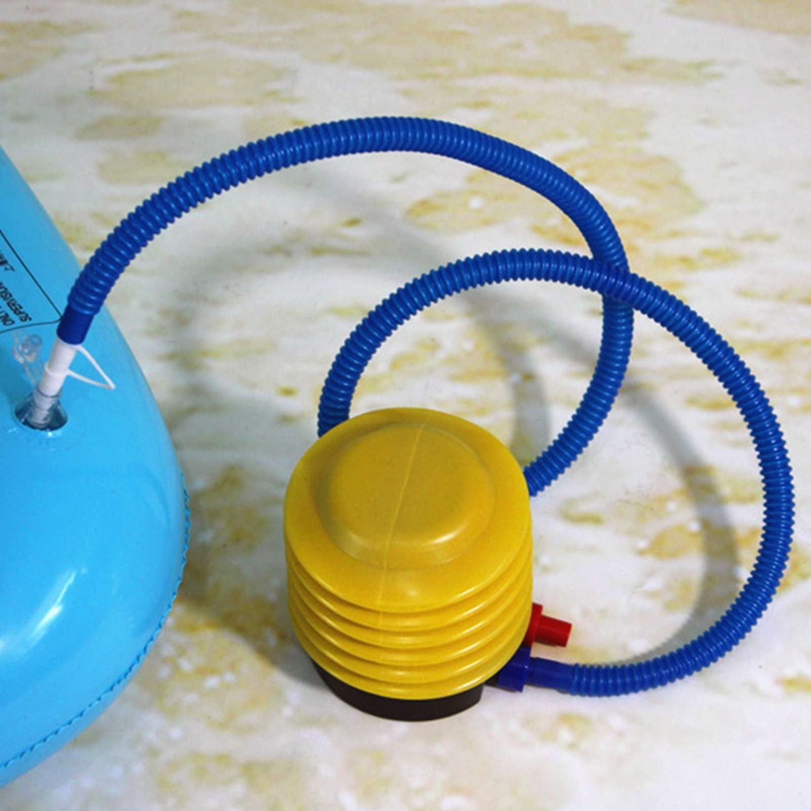 Xuyyia Portable Foot Operated Air Pump for Balloons and Inflatables (Yellow, 4.72x4.72 in) nl9g4