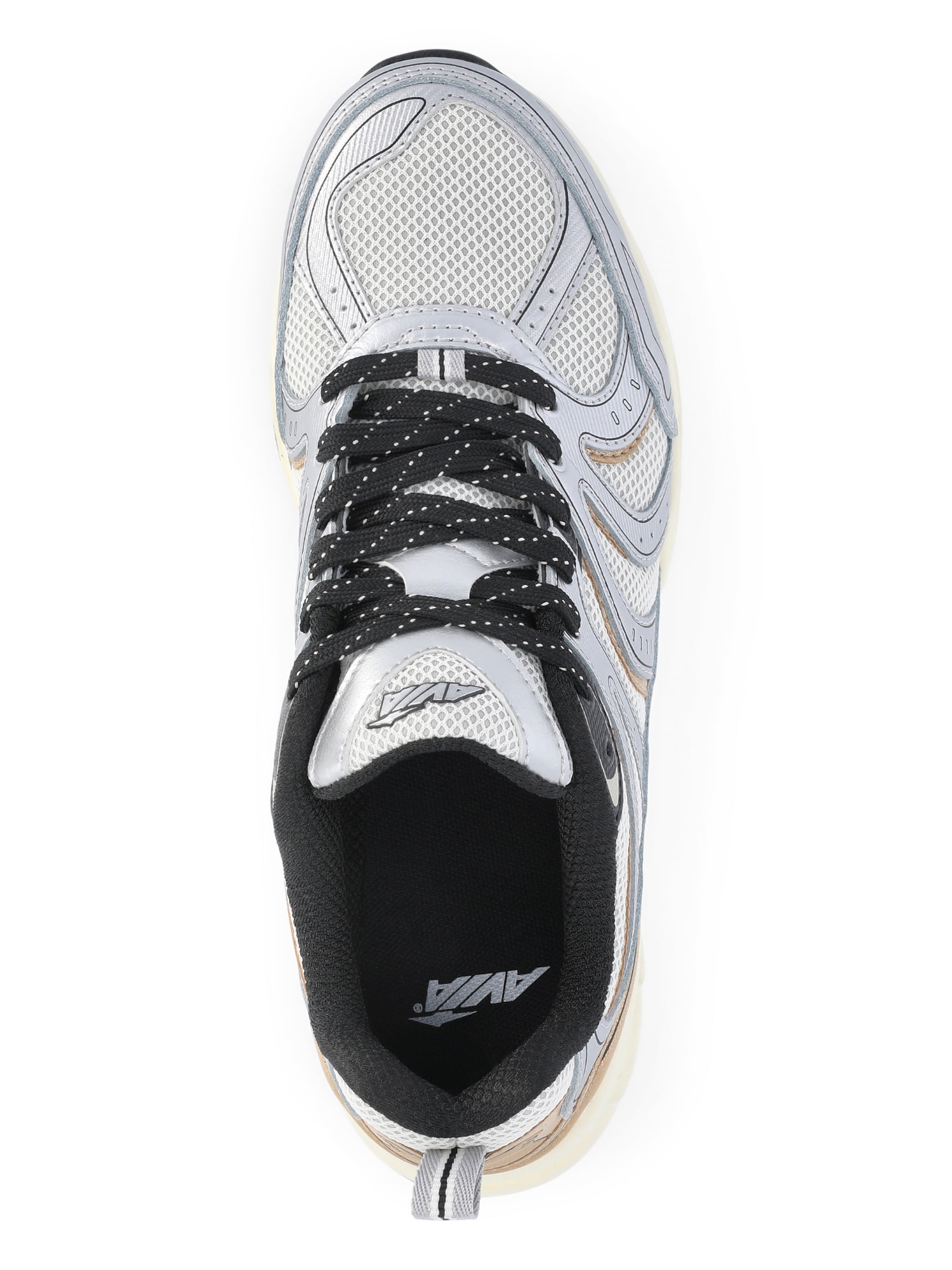 Avia Men's Impact Lace-Up Sneakers (Silver, 10 US) deekv - Image 4